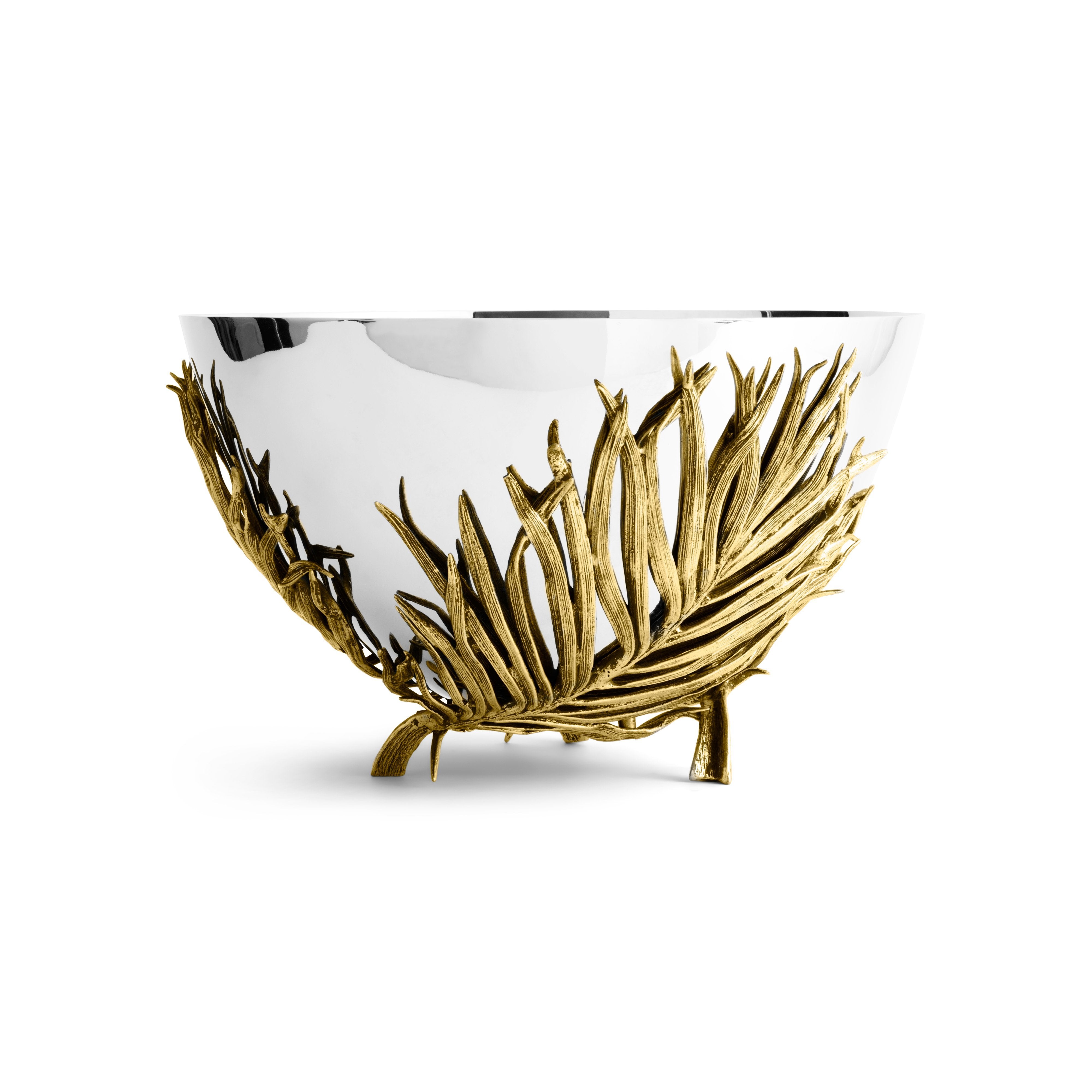 Handmade Palm Leaf Centerpiece Bowl - Natural & Eco-Friendly Decorative Bowl for Dining Table, Wedding, Party Decor, and Home Décor