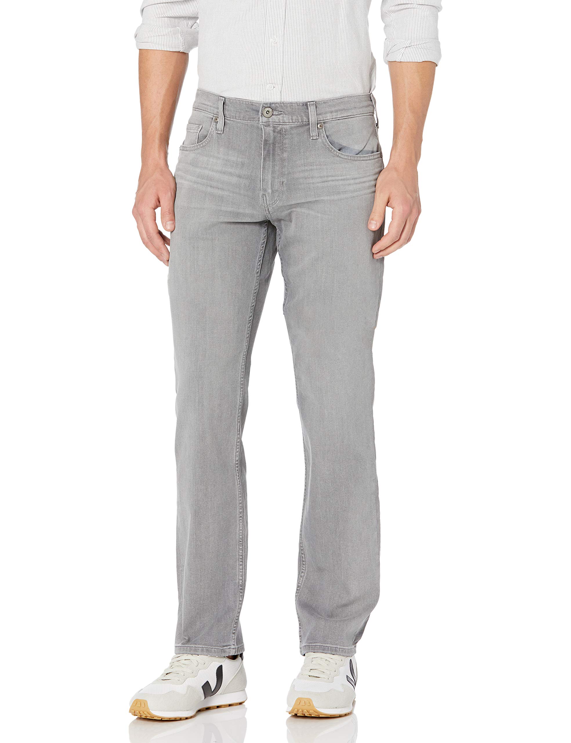 PAIGE Men's Normandie Transcend Slim Fit Stretch Denim Jeans - Comfortable & Stylish for Casual Wear, Office & Night Out