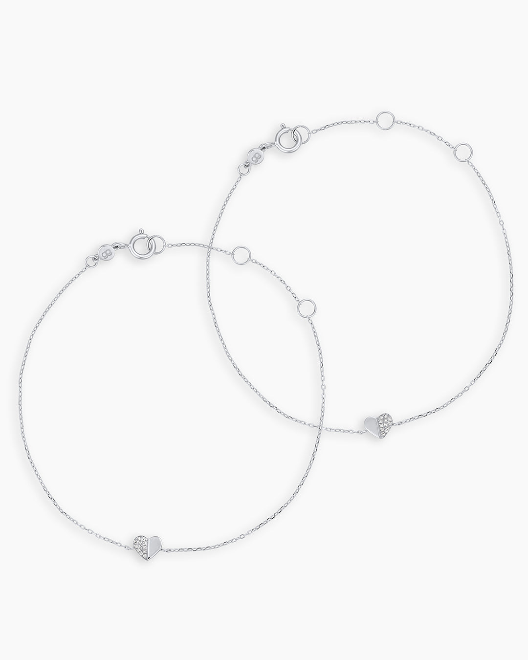 Diamond Bond Bracelet for Women - Elegant Sterling Silver Friendship Jewelry Gift for Her - Perfect for Anniversaries, Birthdays & Special Occasions