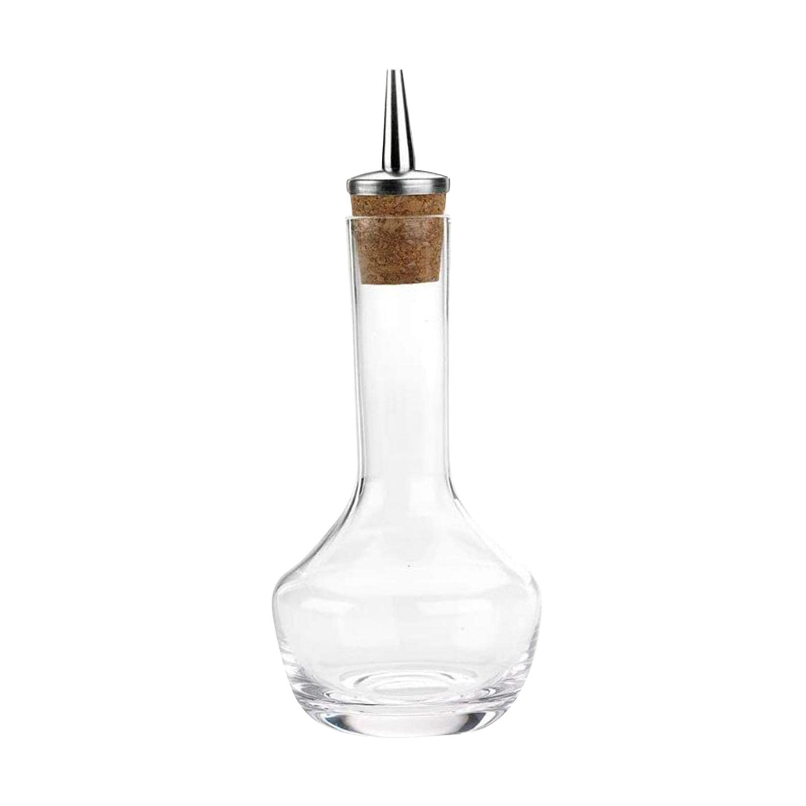 JISADER Glass Bitters Bottle - Decorative Dasher Bottles for Cocktails, Bar & Restaurant - Elegant Dining Room Decor & Home Bar Accessories - Perfect for Mixing Drinks, Displaying Liquors & Hosting Parties