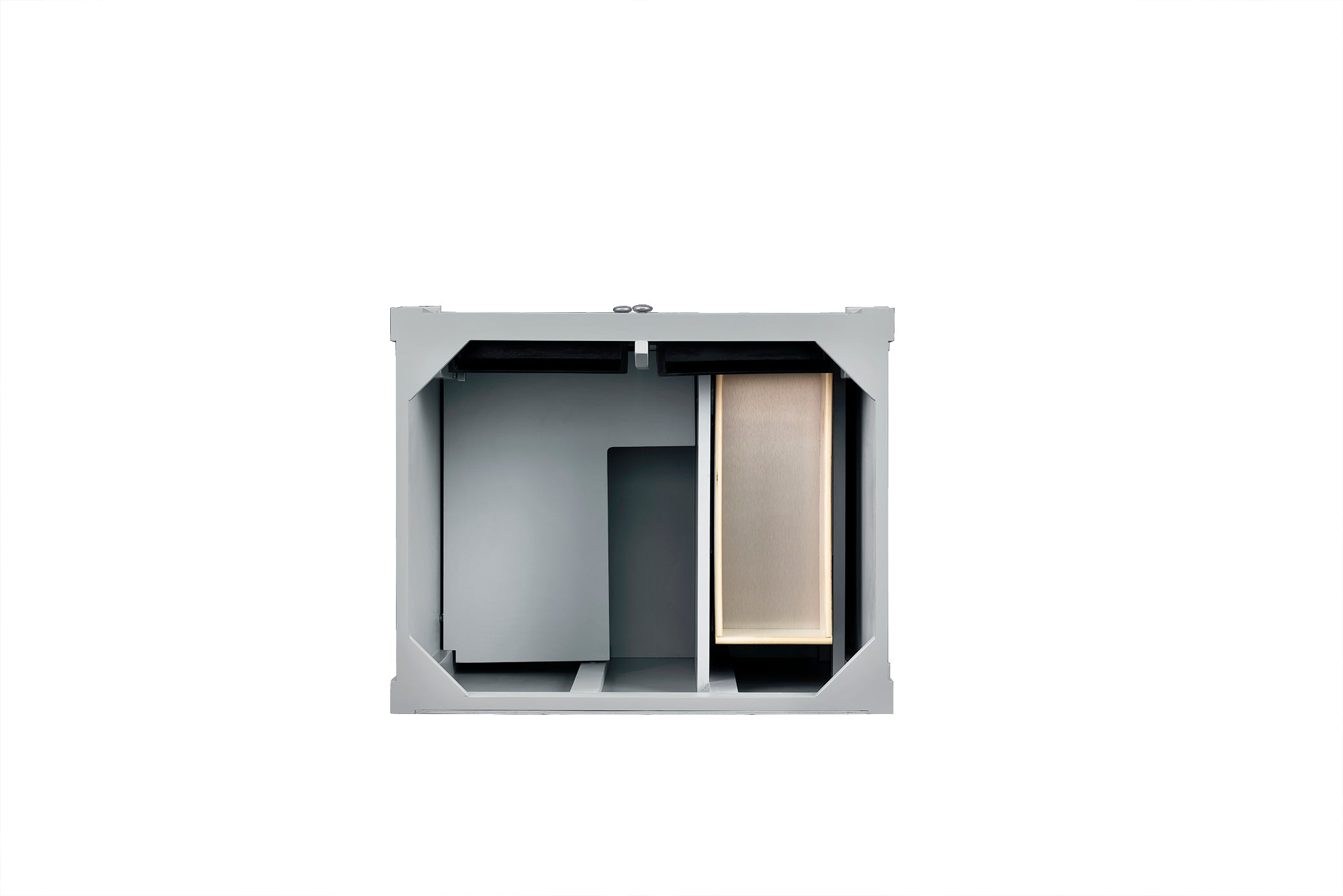 Brittany 30-Inch Single Bathroom Vanity in Urban Gray - Perfect for Small Bathrooms & Modern Home Decor
