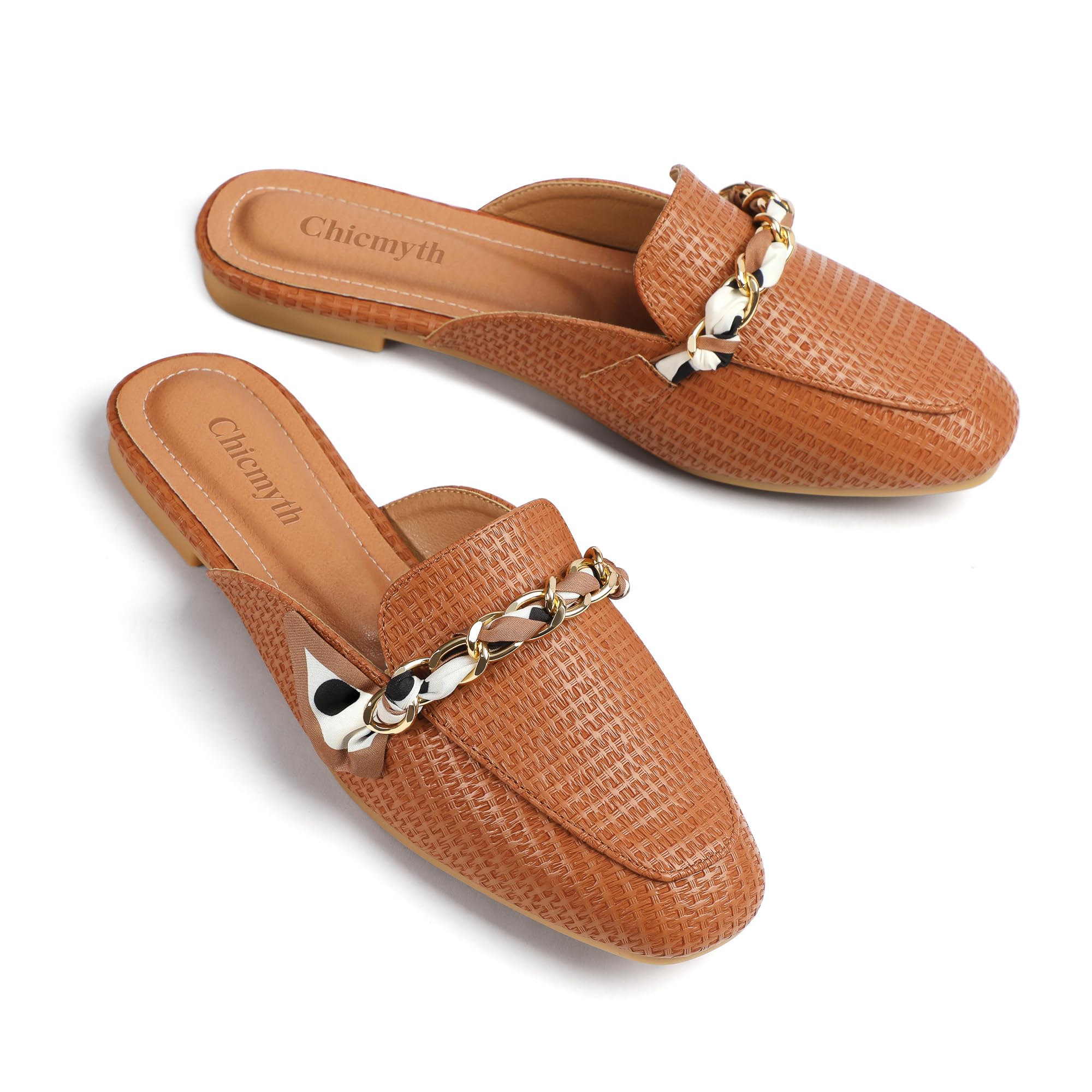 Women's Square Toe Backless Mules - Comfortable Flat Slides for Casual Wear, Office & Summer Outfits | Fashionable Slip-On Shoes for Women