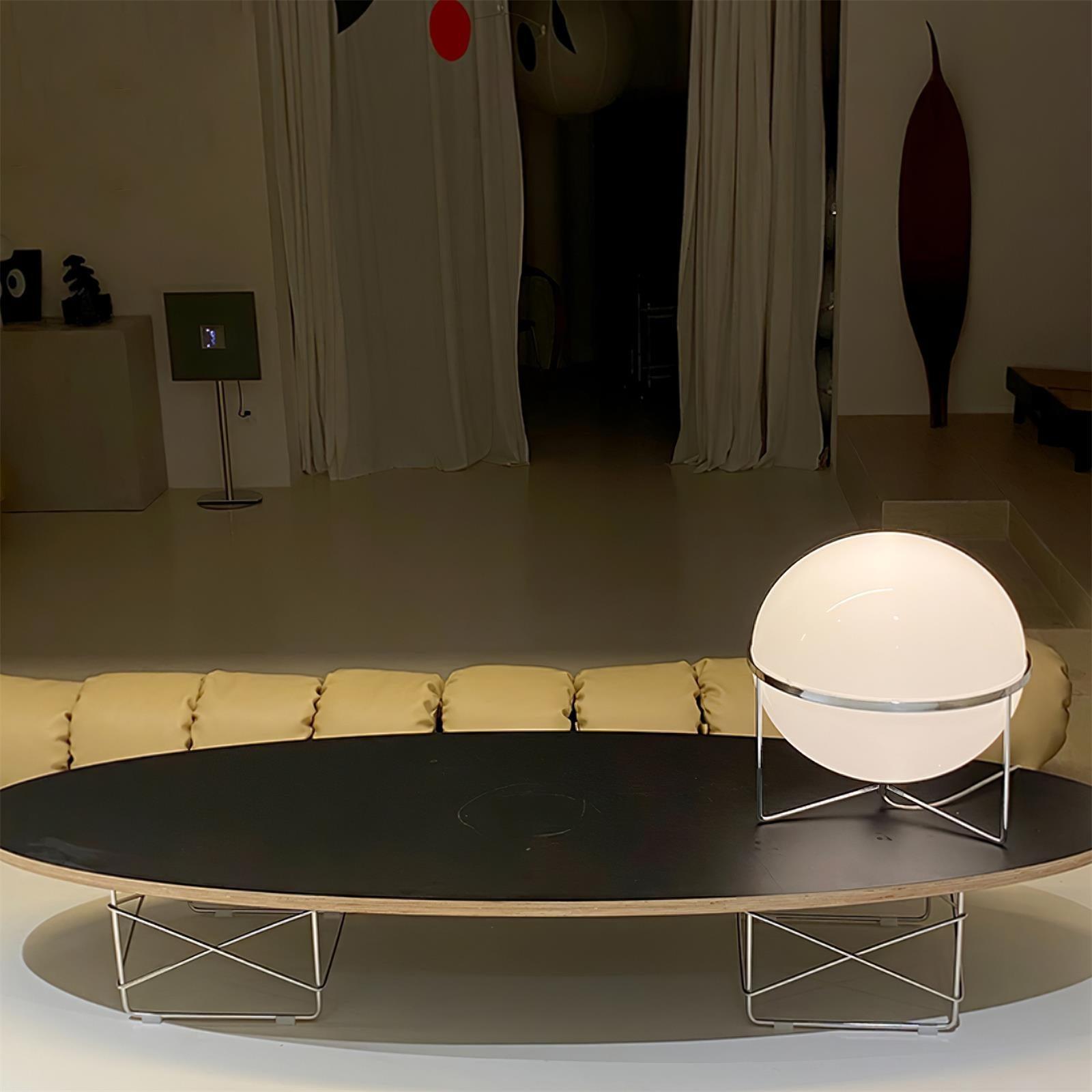 Modern Yolk Table Lamp - Egg-Shaped LED Desk Light for Bedroom, Living Room, and Office - Warm White & Adjustable Brightness - Perfect for Reading, Working, and Relaxing
