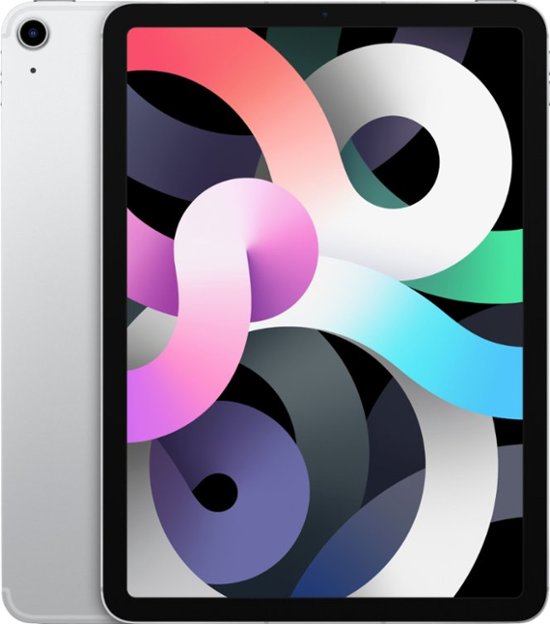 Apple iPad Air 4th Gen 10.9-inch Wi-Fi 256GB Silver (MYFW2LL/A) - Perfect for Work, Study & Entertainment