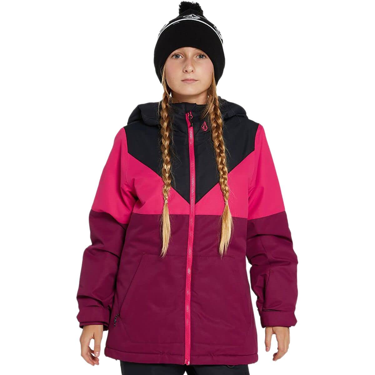Volcom Girls' Westerlies Insulated Snowboard Jacket - Waterproof Winter Coat for Teen Girls - Perfect for Skiing, Snowboarding & Cold Weather Adventures