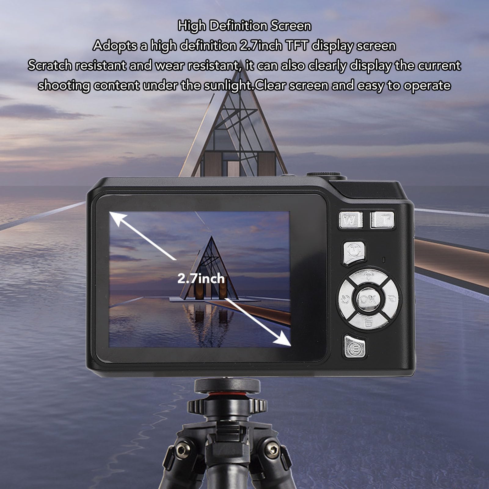 **68MP Digital Camera with FHD 1080P Video, 16x Zoom & 2.7