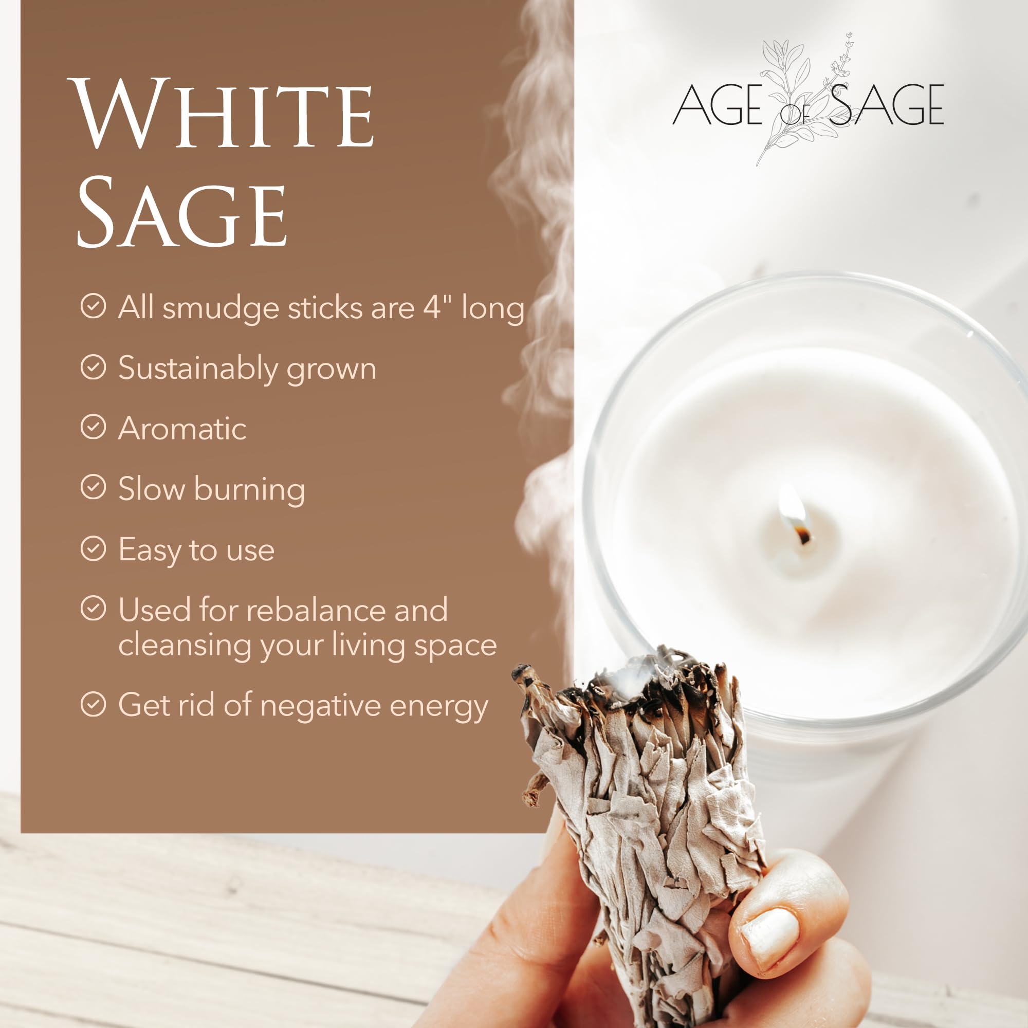 White Sage Smudge Sticks 4