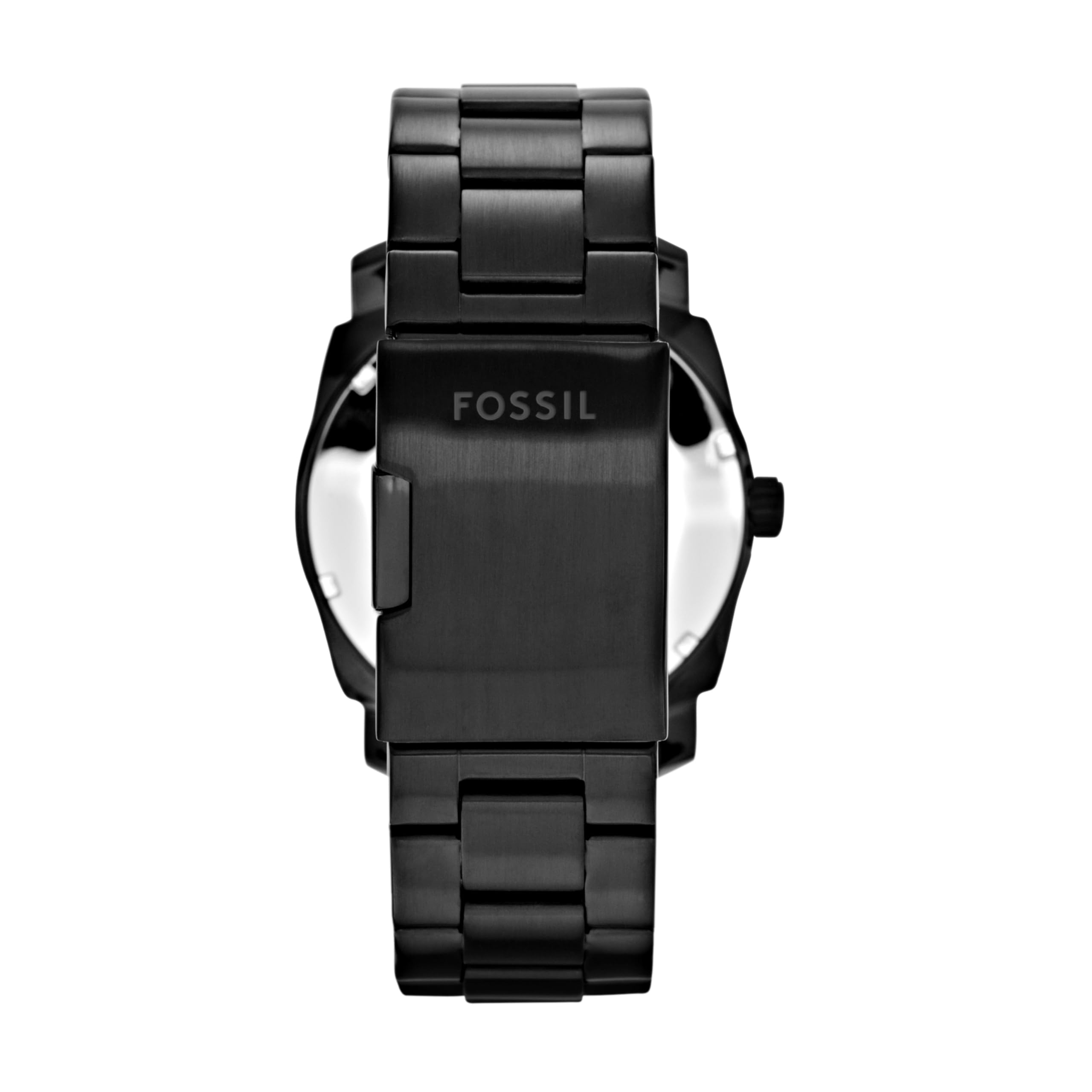 Fossil Machine Men's Stainless Steel Quartz Watch with Three-Hand Movement - Perfect for Business, Casual Wear & Everyday Use
