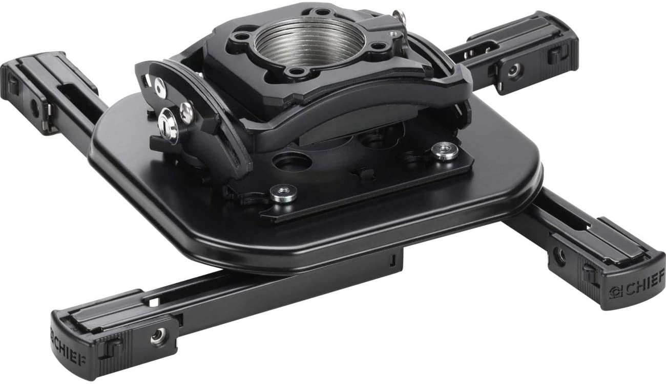 Chief RSMAU Mini Elite Universal Projector Ceiling Mount - Adjustable, Heavy Duty for Home Theater, Office & Classroom - Compatible with Most Projectors