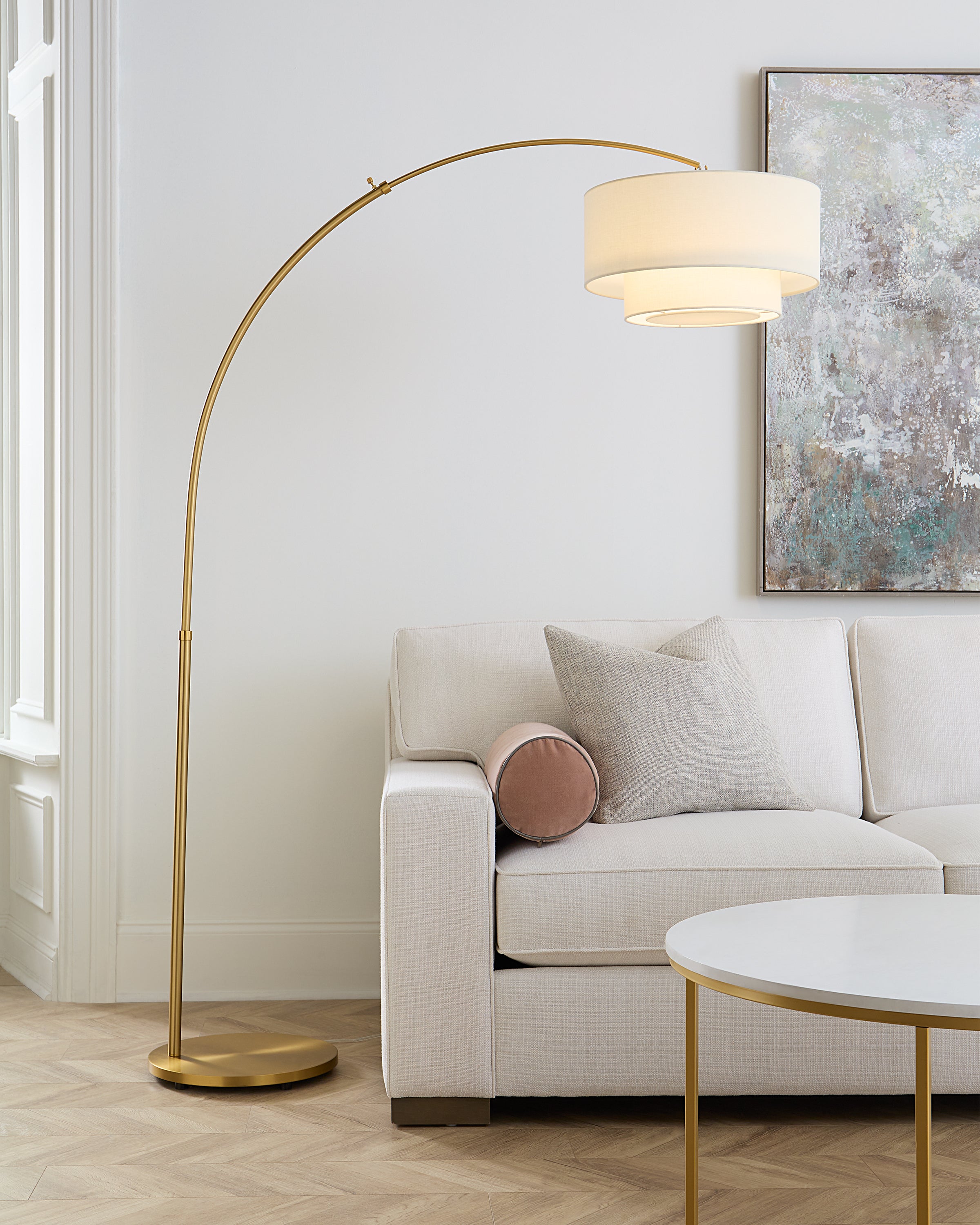 Sawyer Modern Table Lamp - Adjustable LED Desk Light for Home Office, Bedroom & Living Room - Perfect for Reading, Working & Relaxing