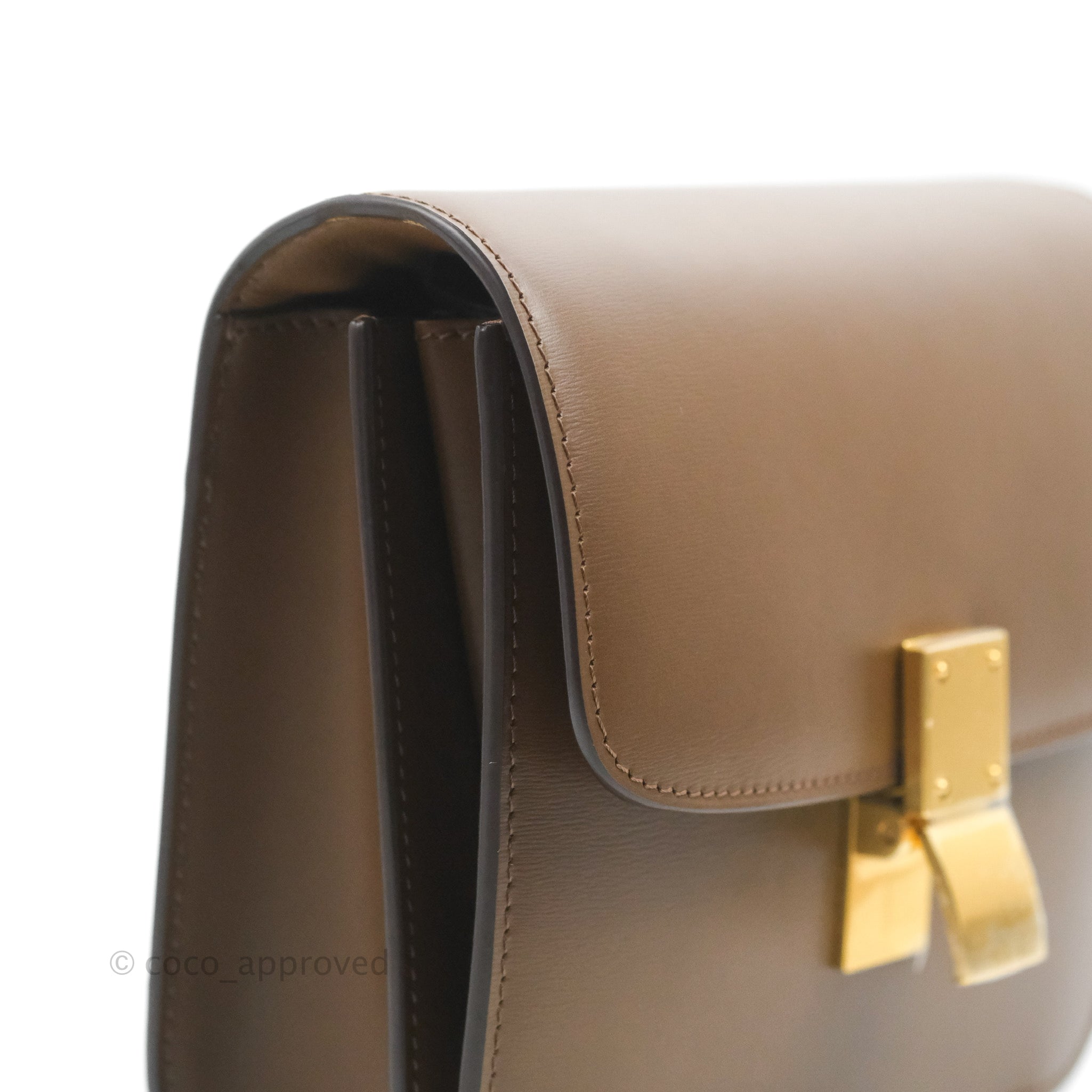 Celine Teen Classic Box Flap Bag in Caramel Calfskin Leather - Perfect for Work, Travel & Everyday Use