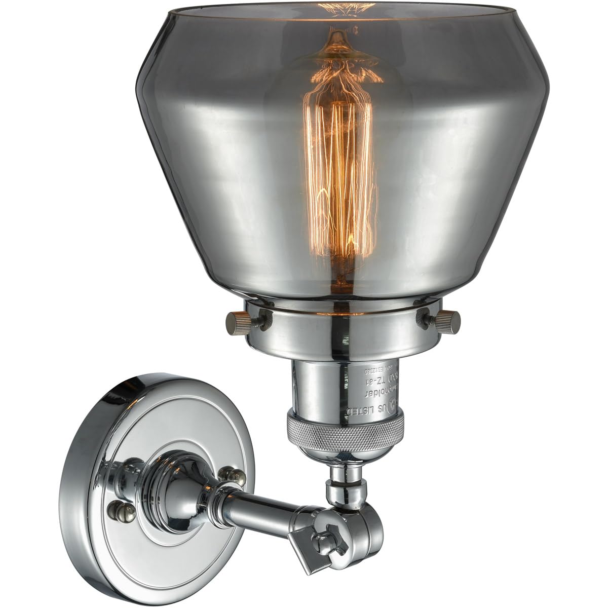 Innovations 201F-PN-G173-LED 12-Inch LED Semi-Flush Mount Ceiling Light Fixture in Polished Nickel - Perfect for Bedroom, Kitchen, Hallway & Modern Home Lighting