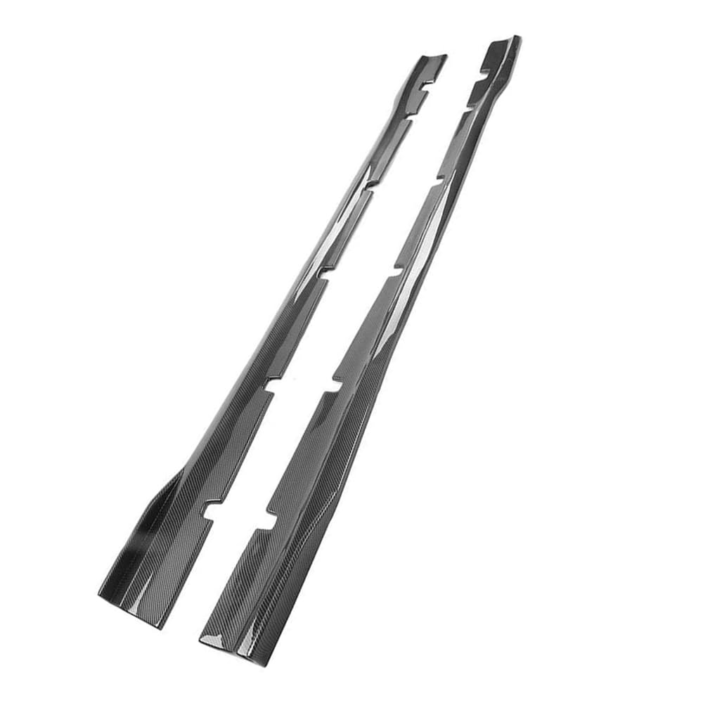 Carbon Fiber Side Skirts Panel Kit for Dodge Charger Widebody 2020-2022 - Rocker Panel Splitter Extension (1 Pair) - Enhance Style & Aerodynamics for Street Racing & Car Shows