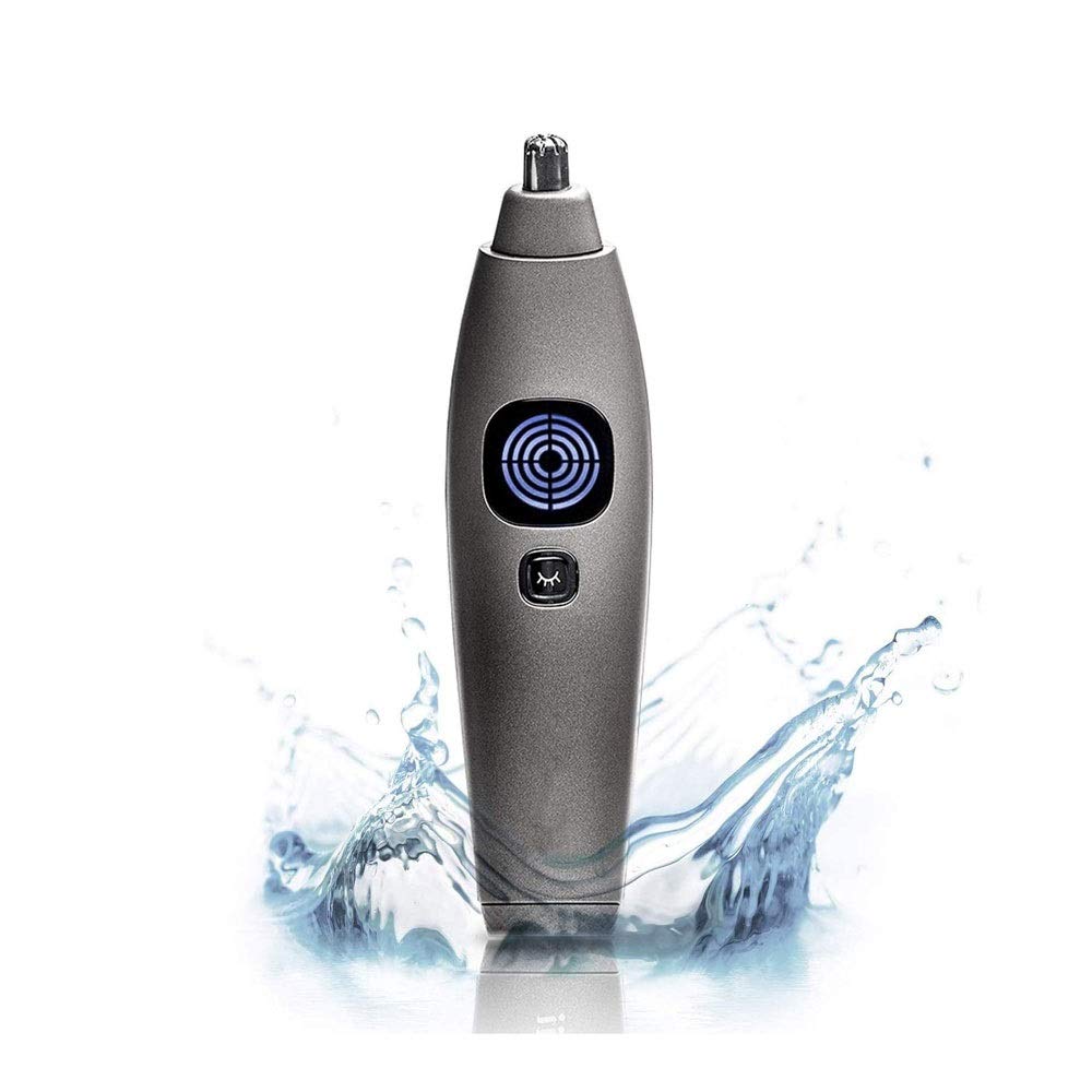Best Painless Nose Hair Trimmer for Men - Rechargeable Eyebrow & Ear Hair Shaver - Perfect for Travel, Grooming & Personal Care