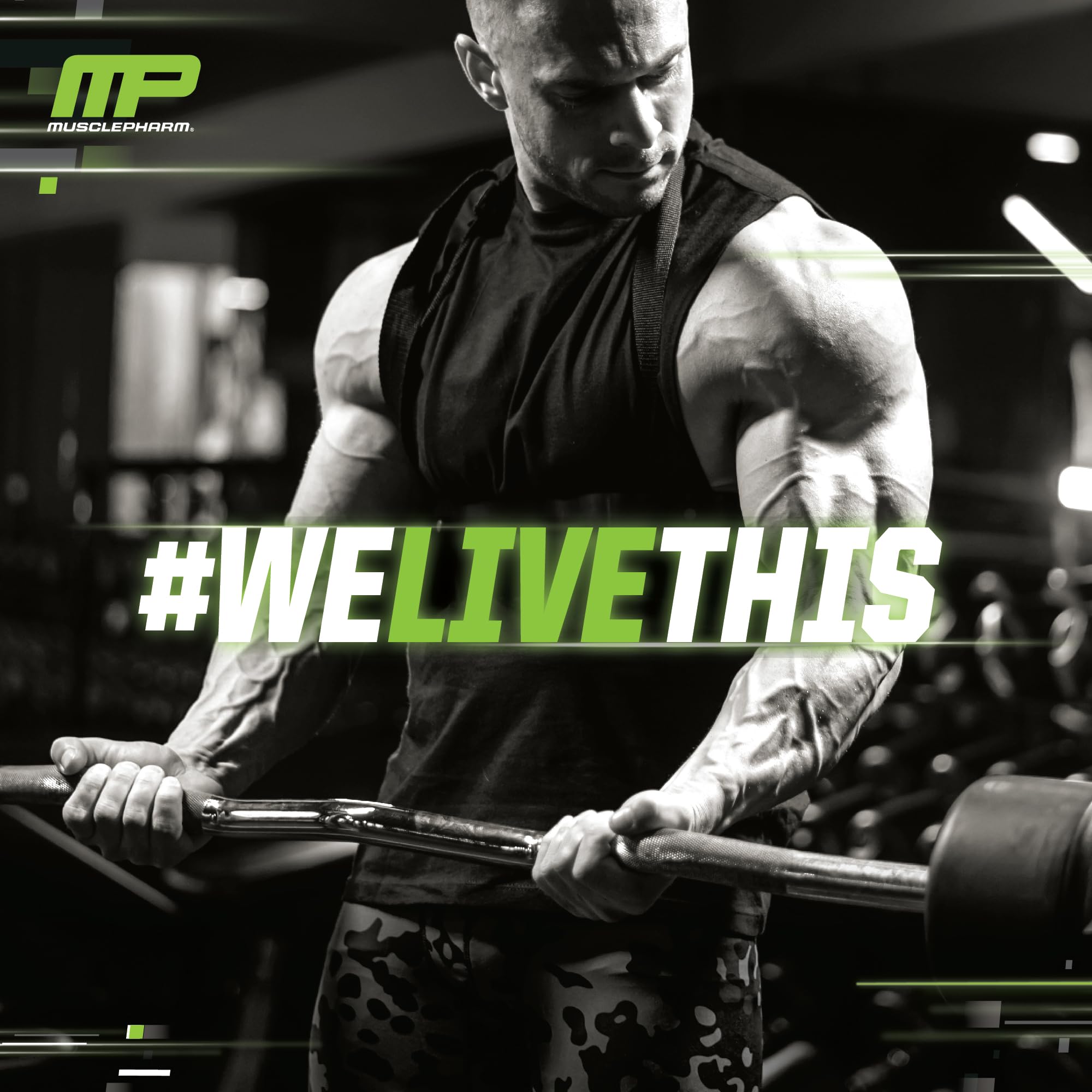 MusclePharm EAA Recovery + BCAAs Powder - Essential Amino Acid Supplement for Men & Women with Branched Chain Amino Acids - 30 Servings Sour Candy Flavor - Pre & Post Workout Energy Boost for Gym, Running & Fitness Training