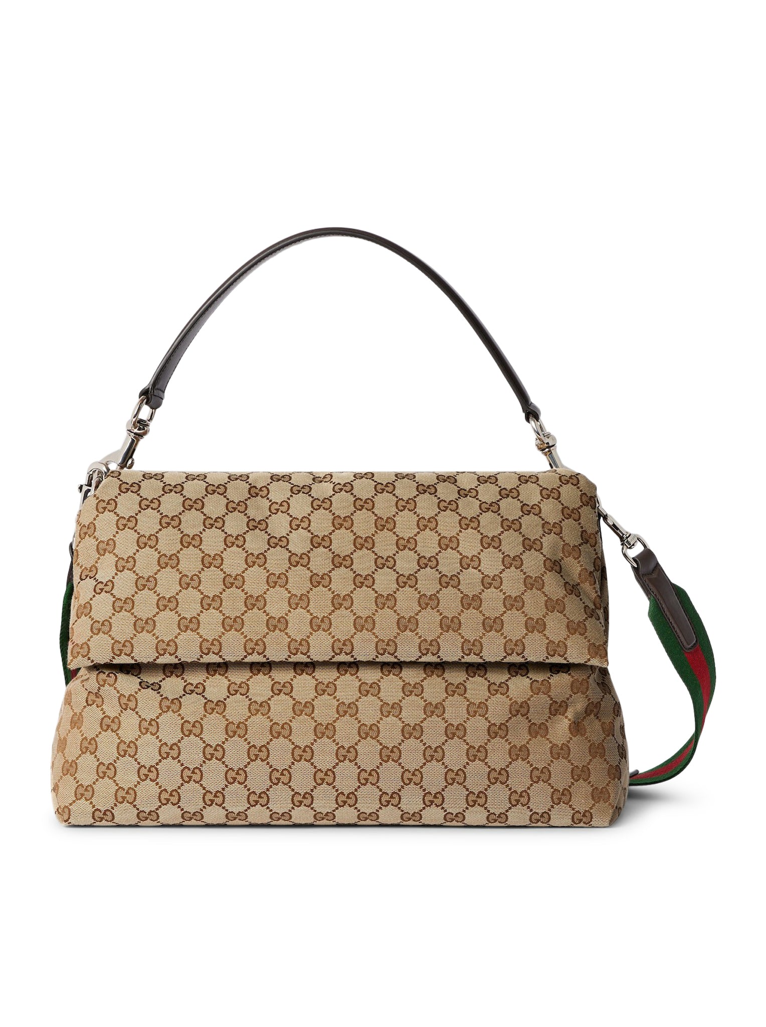 GG Shoulder Bag with Web Detail - Medium Size Crossbody Purse for Women, Stylish & Durable Everyday Handbag for Work, Travel & Shopping