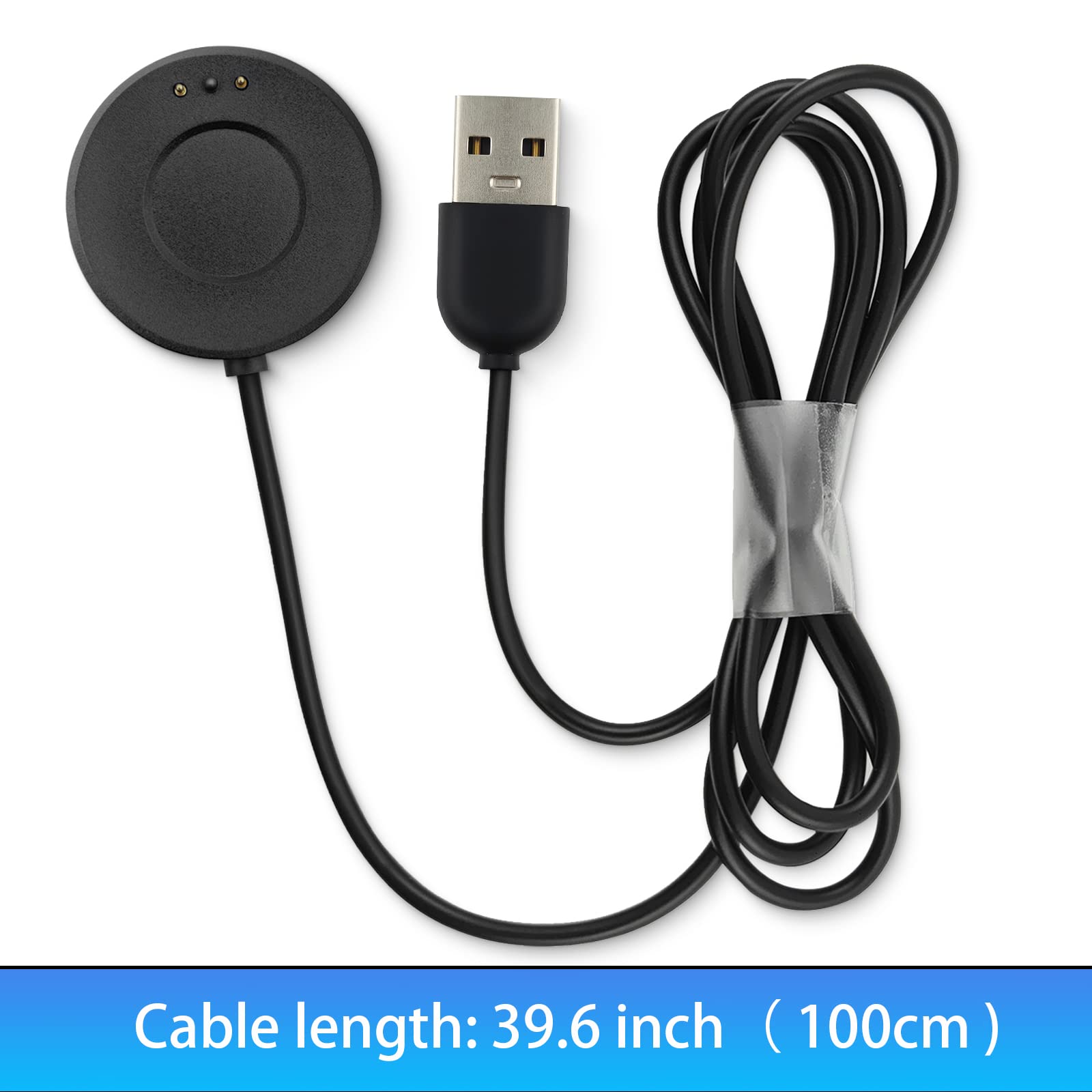 RUKHOT Magnetic Fast Charger Cable for Withings ScanWatch & ScanWatch Horizon - 3.3ft USB Charging Cord with Charger Base | Perfect for Home, Office & Travel Use