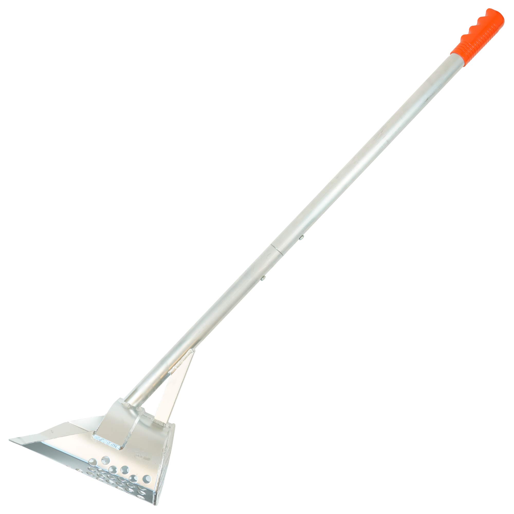 RTG Aluminum Travel Sand Scoop - Lightweight Beach Metal Detecting Tool with Ergonomic Handle for Treasure Hunting, Gold Prospecting & Outdoor Adventures (Perfect for Beachcombing, Park Searches & Family Treasure Hunts)