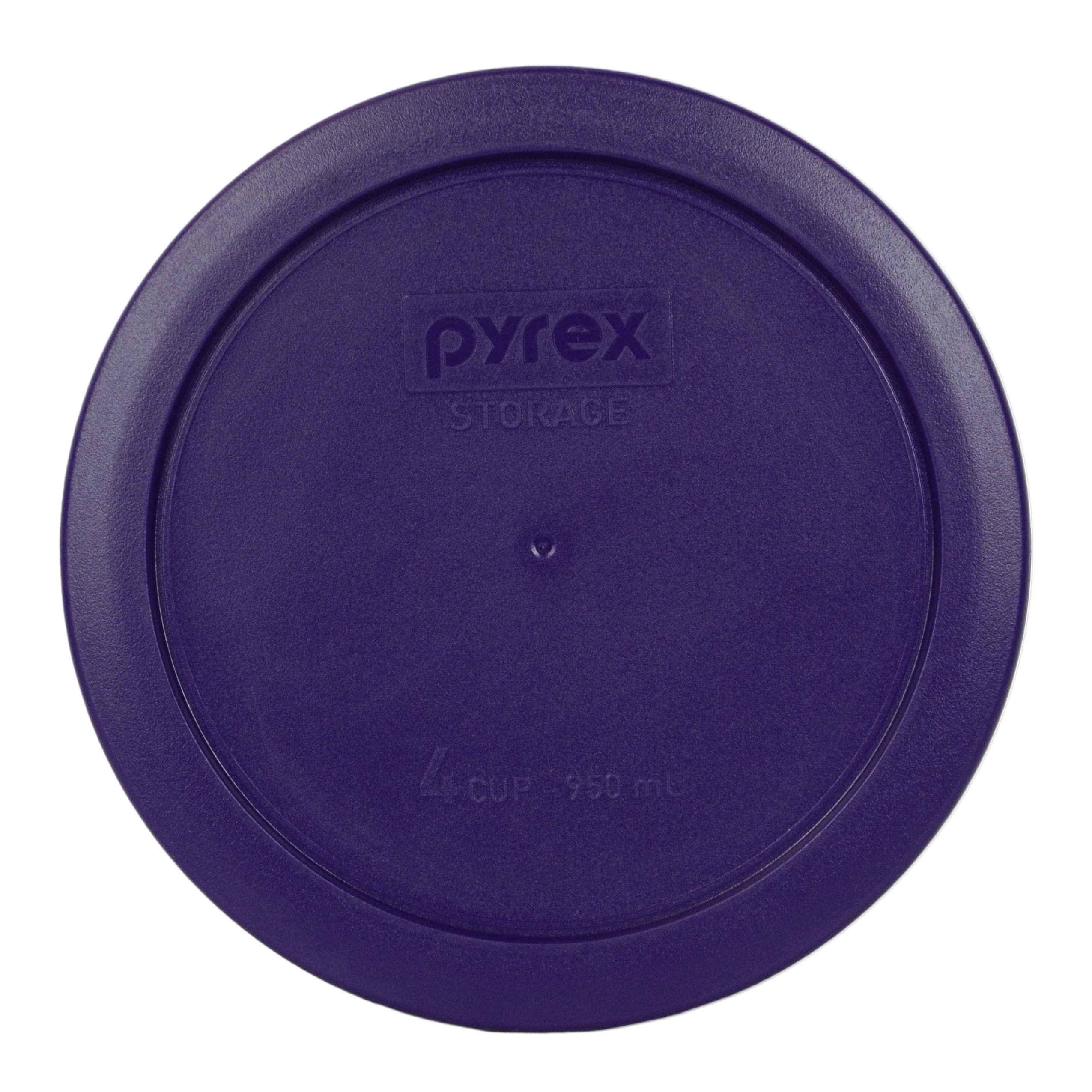 Pyrex Replacement Lids Set - 10-Piece Multi-Color Plastic Storage Container Lids (Plum Purple, Sangria, Bahama Sunset Orange, Turquoise, Dark Blue) | USA Made | Ideal for Food Storage, Meal Prep & Organization