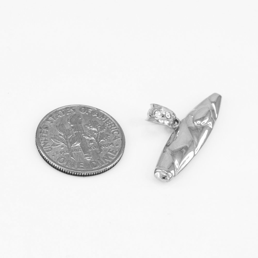 925 Sterling Silver Cigar Charm Pendant Necklace for Men - Elegant Tobacco Jewelry Gift for Smokers, Cigar Lovers & Collectors (Perfect for Parties, Gifts & Special Occasions)