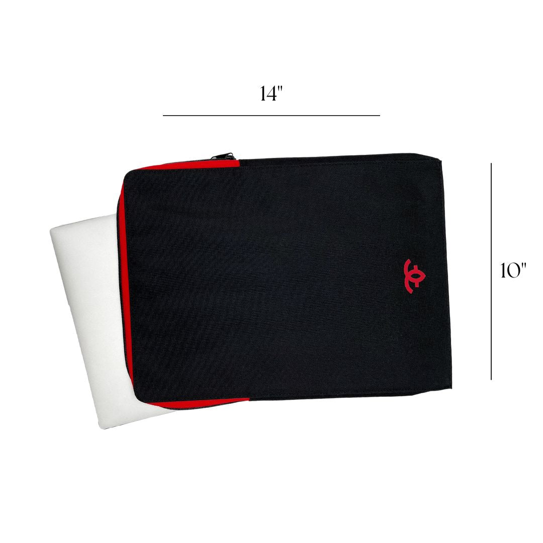 Stylish Rouge Noir Tote Bag with 15-inch Laptop Sleeve - Perfect for Work, Travel & Everyday Use