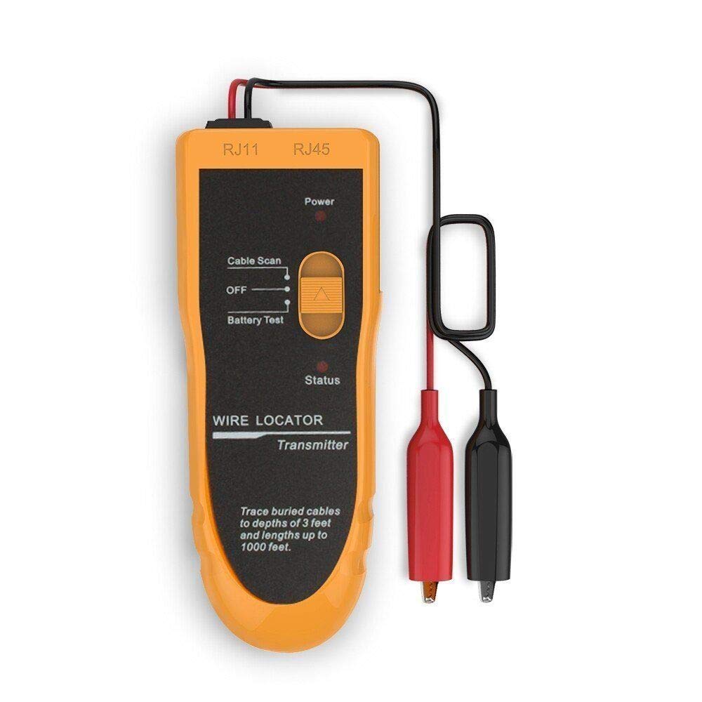 Noyafa NF816 Underground Wire Locator - Professional Cable Finder & Tracer for LAN, Earphone, and Electrical Wires | Ideal for Home Renovation, DIY Projects & Utility Maintenance