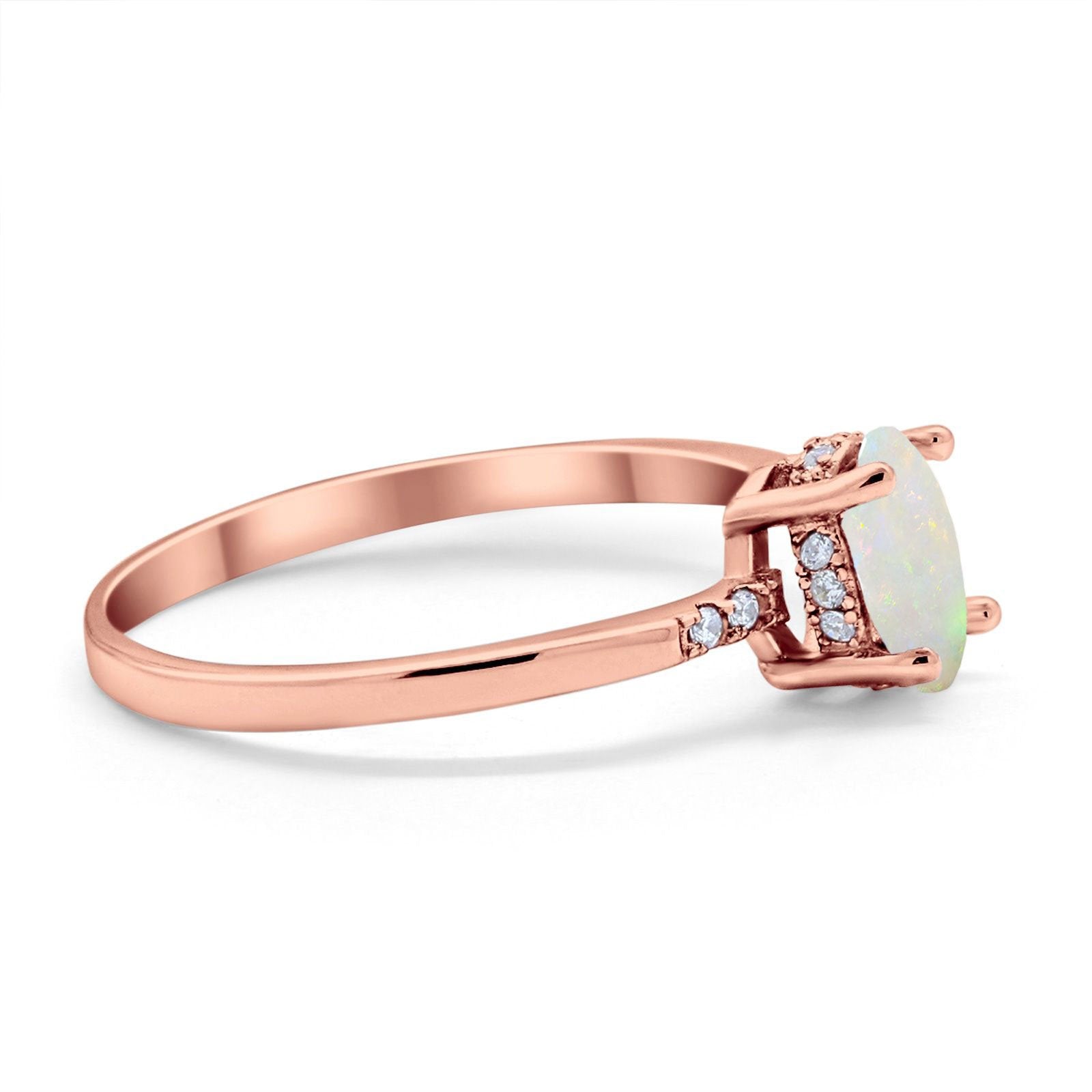 14K Gold 1.28ct Oval 8x6mm G SI Diamond Engagement Ring for Women - Perfect Wedding Band, Anniversary Gift & Proposal Jewelry for Brides