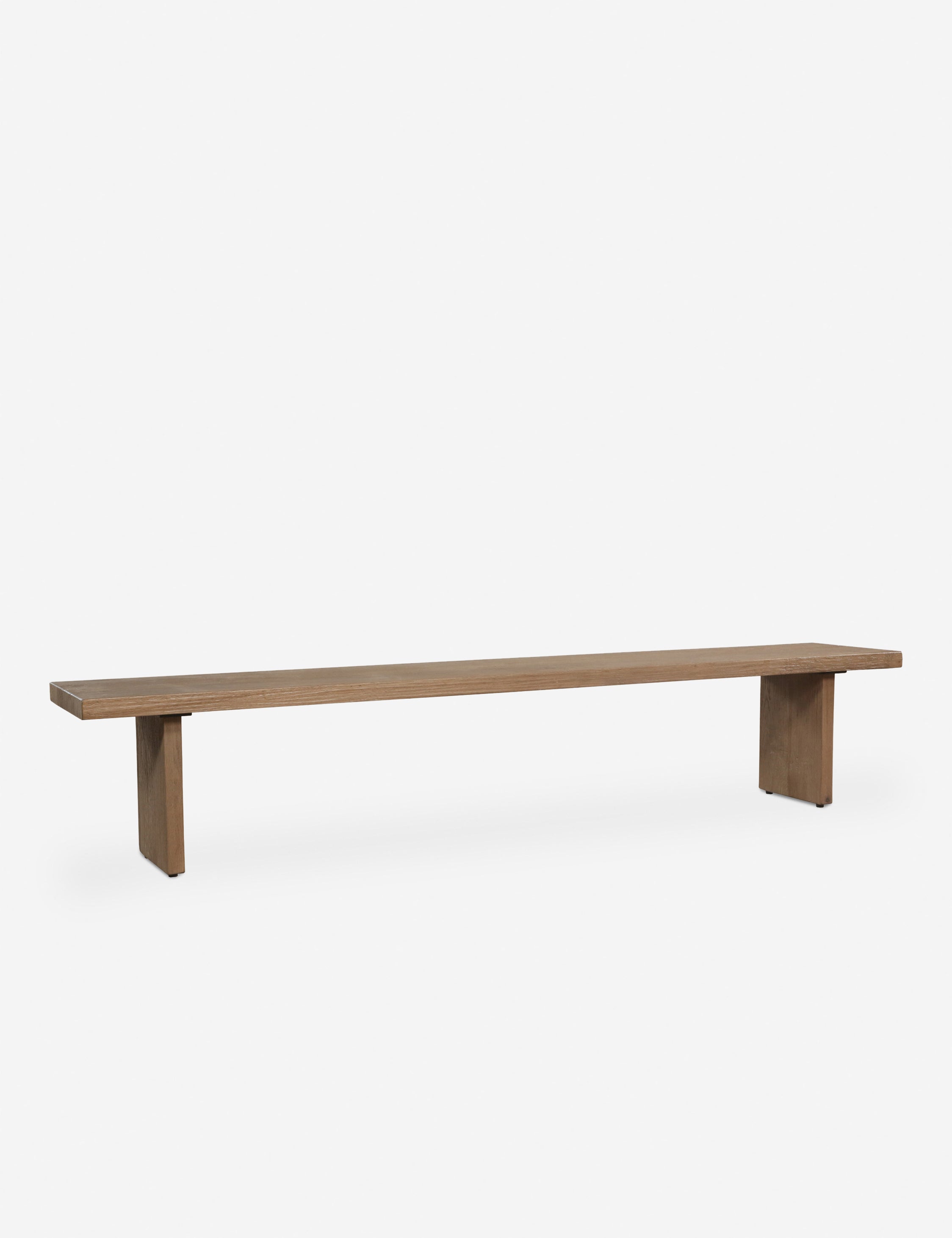 Everett Wooden Bench - Solid Hardwood Indoor/Outdoor Bench with Backrest - Perfect for Entryway, Living Room, Garden & Patio Seating