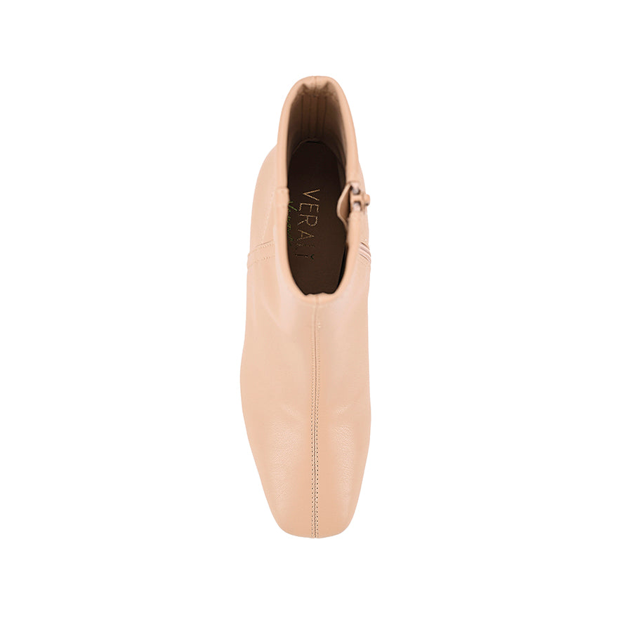 Lizzo Stretch Ankle Boots - Comfortable Beige Stretch Boots for Women | Perfect for Casual Wear, Office & Night Out