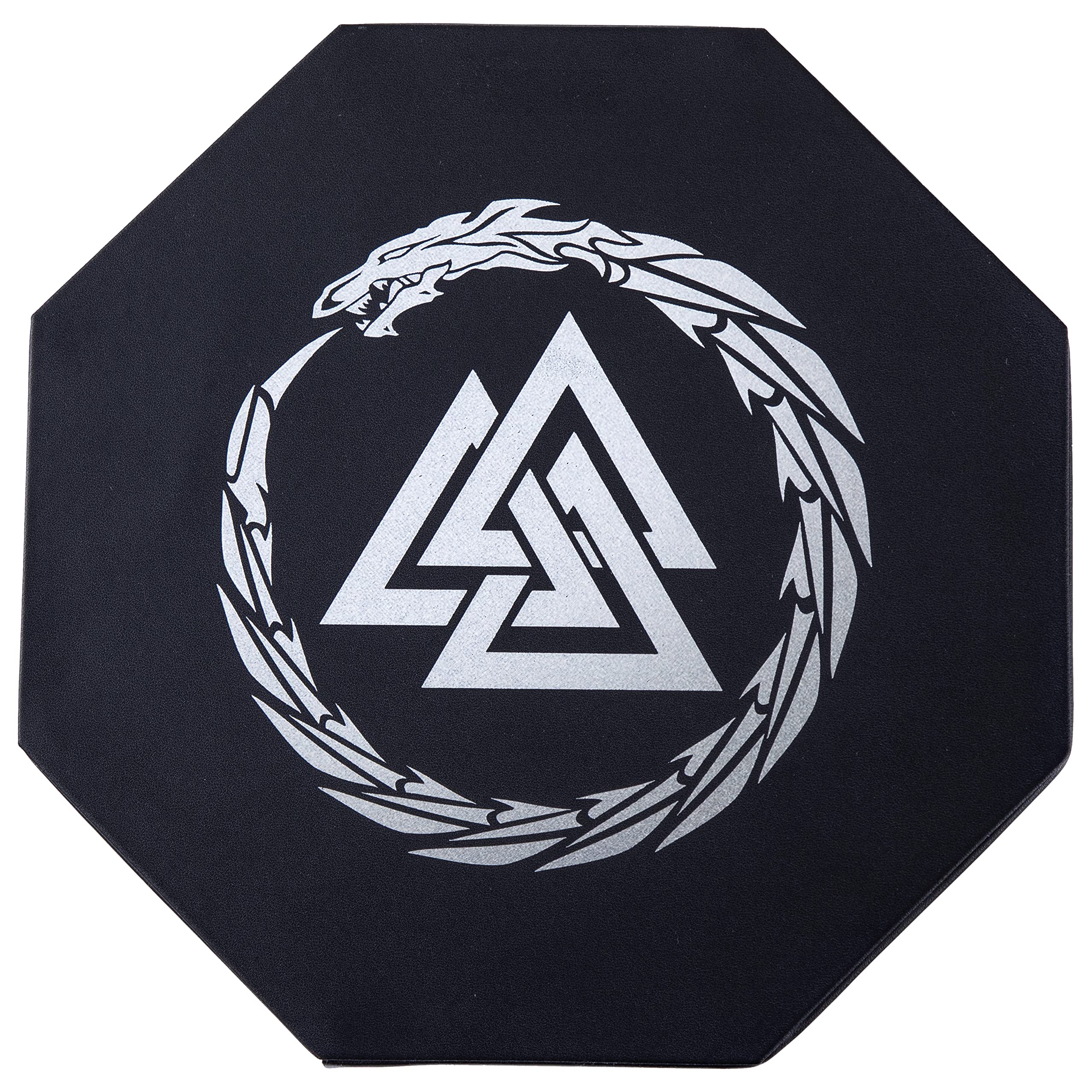 Valknut & Dragon Design 8 Inch Dice Rolling Tray for DND, RPG Games - Durable Tabletop Gaming Accessory with Storage Box - Perfect for Dungeons & Dragons, Pathfinder, Magic The Gathering Game Nights