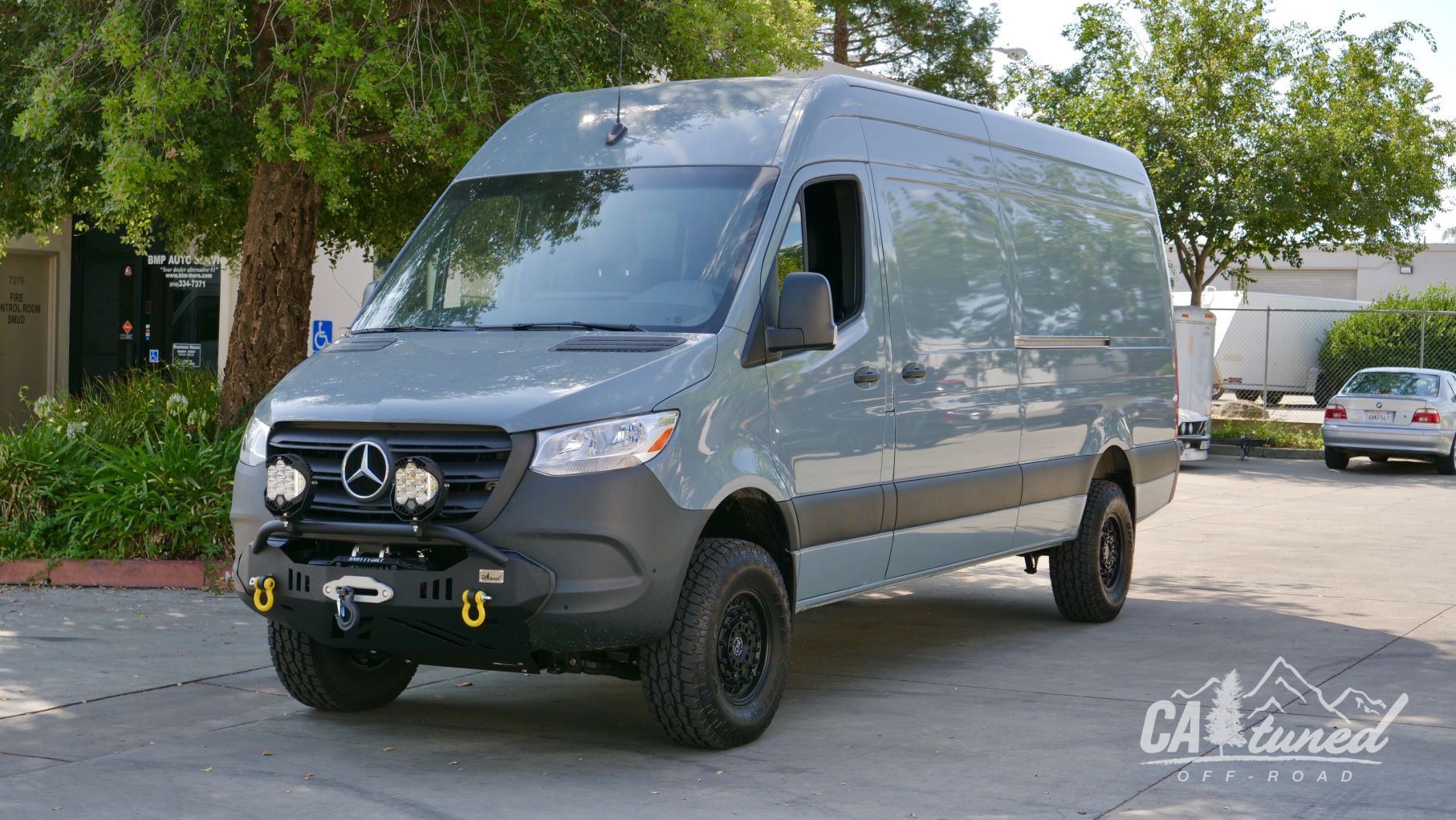 CAtuned Off-Road Front Bumper for 2019-2023 Mercedes Sprinter Van | Heavy-Duty Steel Construction | Perfect for Off-Roading & Overlanding Adventures
