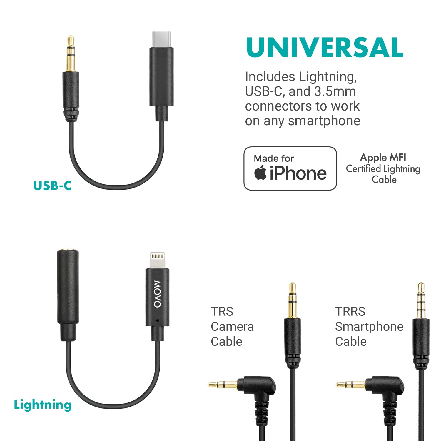 Movo iVlogger-PRO Complete Vlogging Kit with Adjustable Tripod for iPhone & Android - USB-C/Lightning YouTube Starter Kit with RGB Light & Shotgun Mic - Perfect for Content Creators, Live Streaming & Social Media Videos