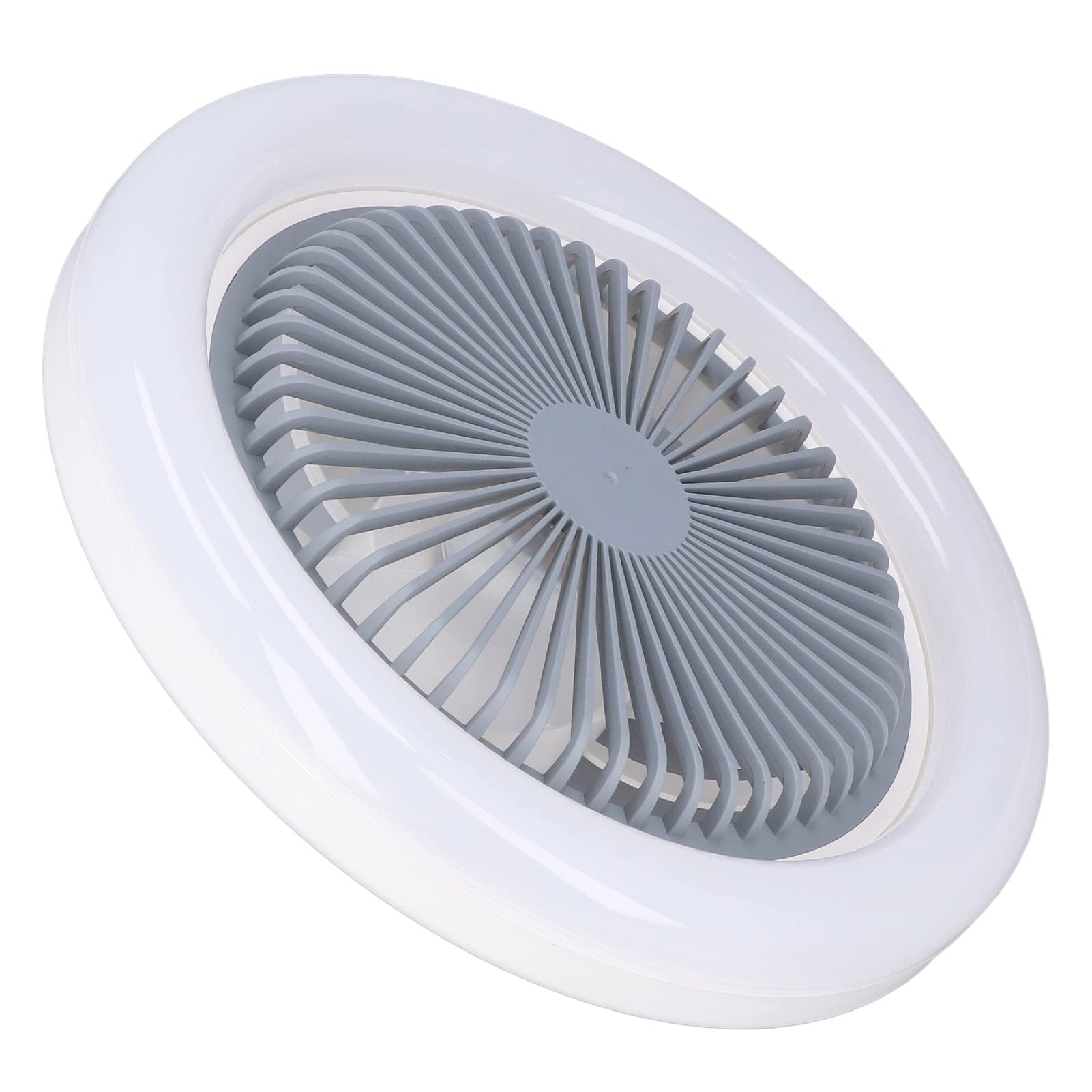 30W Silent LED Ceiling Fan with Dimmable Lights - 3 Speed Settings, 9.8 Inch White Light for Kids Room, Bedroom & Coffee Shops | Energy Efficient Cooling & Ambient Lighting Solution