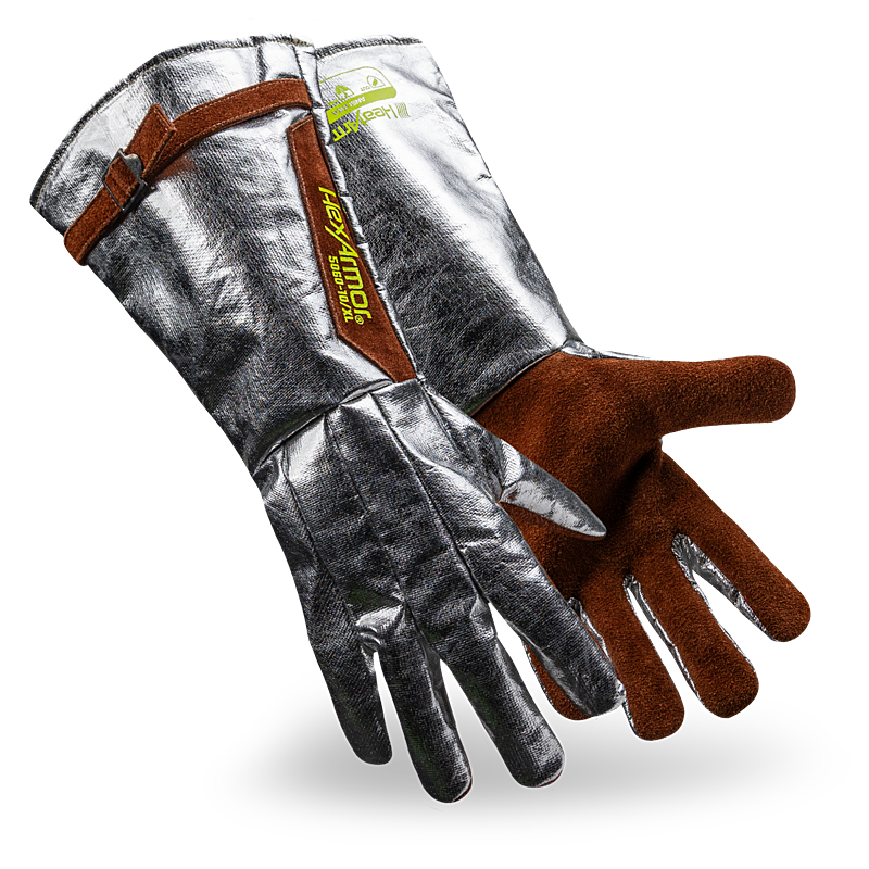 HexArmor Heat Resistant Aluminized Gloves - HeatArmor® 5060 for Welding, Foundry & High Temperature Work | Industrial Safety Hand Protection