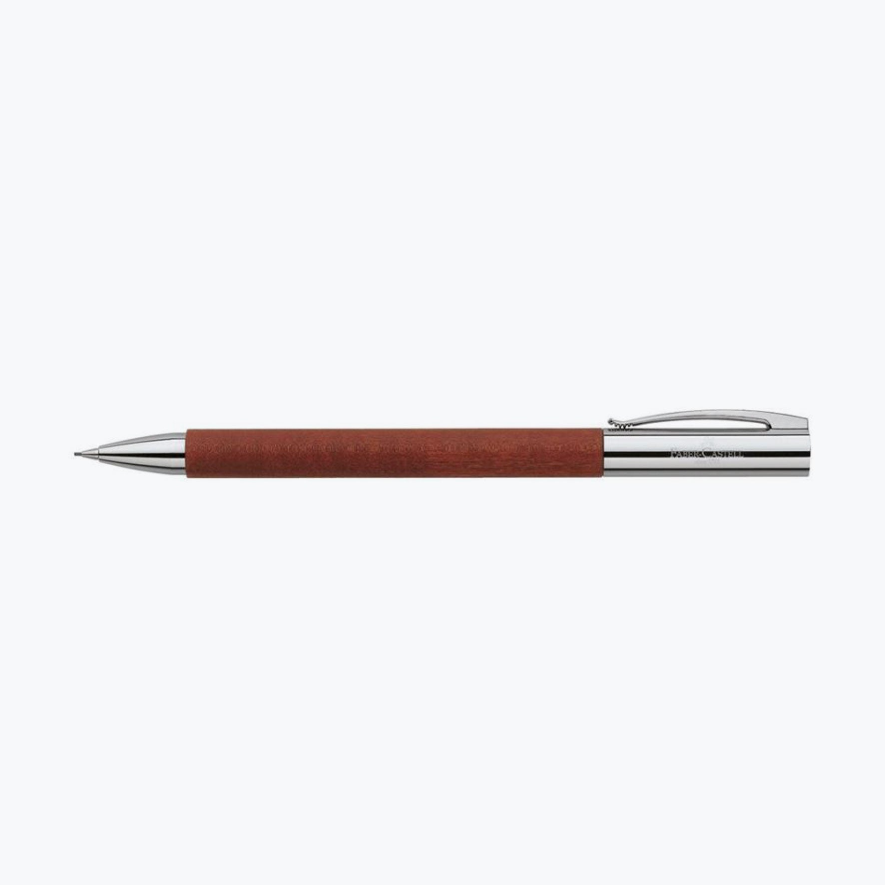 Faber Castell Ambition Pearwood Brown Mechanical Pencil - Premium Drafting & Writing Tool for Artists, Students & Professionals - Perfect for Sketching, Note-Taking & Technical Drawing