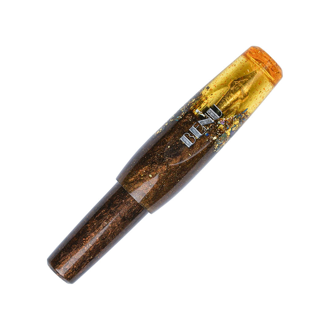 Benu Pixie Pocket Fountain Pen - Honey Bronze Finish, Fine Nib, Portable Writing Instrument for Journaling, Note Taking & Everyday Use