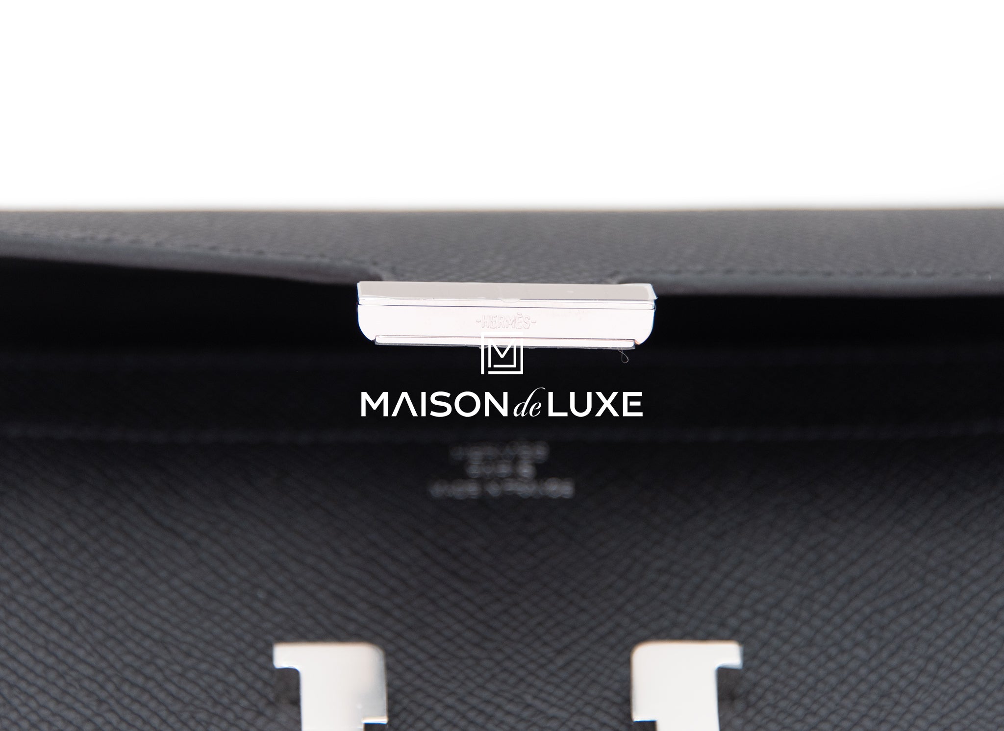 Hermes Constance To Go Wallet in Black Epsom Leather - Luxury Compact Wallet for Women, Perfect for Everyday Use & Travel Accessories