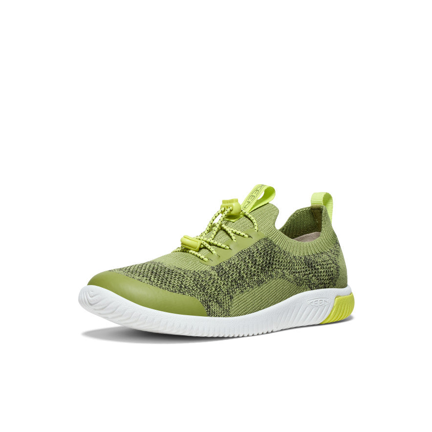 KNX Knit Sneakers for Big Kids - Comfortable & Stylish Iguana/Evening Primrose Shoes - Perfect for School, Play & Everyday Wear