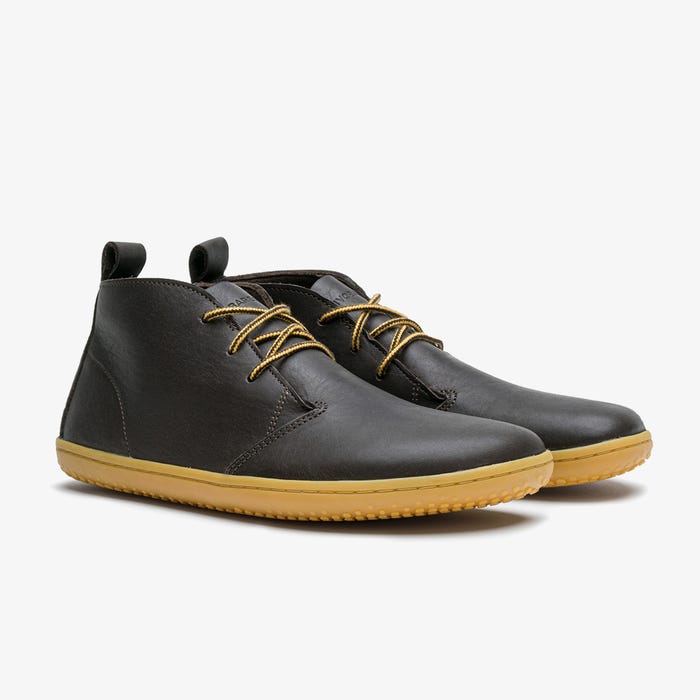 Vivobarefoot Men's Gobi III Leather Boots - Barefoot Shoes for Men | Waterproof & Lightweight Hiking Boots | Perfect for Outdoor Adventures, Travel & Everyday Wear