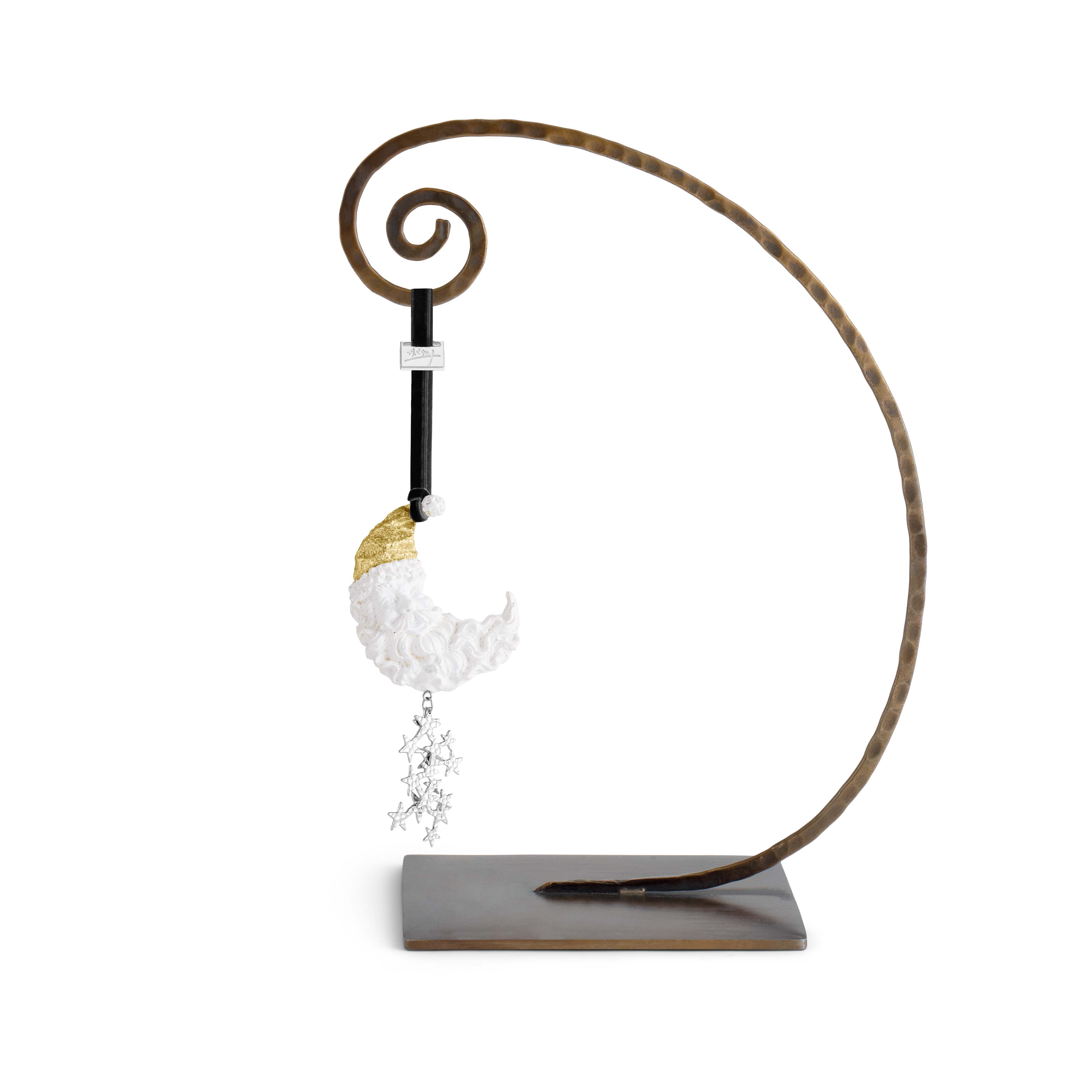 Handmade Santa Crescent Moon Christmas Ornament - Festive Holiday Decor for Tree, Home & Gifts - Perfect for Xmas, Winter Celebrations & Party Decorations