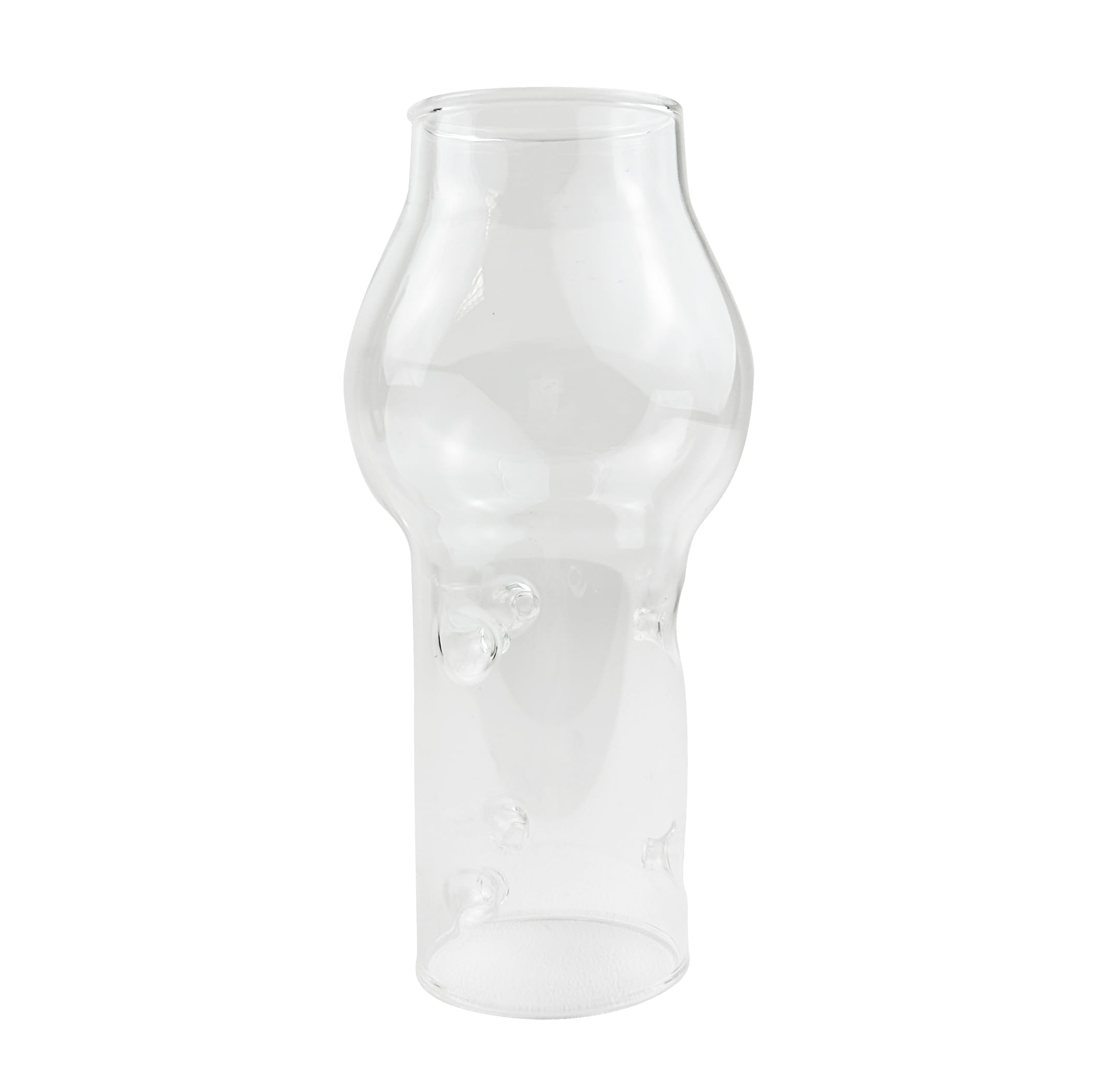 National Artcraft® Glass Chimney Flame Protector - Decorative Cover for Wine Bottles, Oil Lamps & Candles | Fire Safety Accessory for Home Decor, Dining Tables & Romantic Ambiance