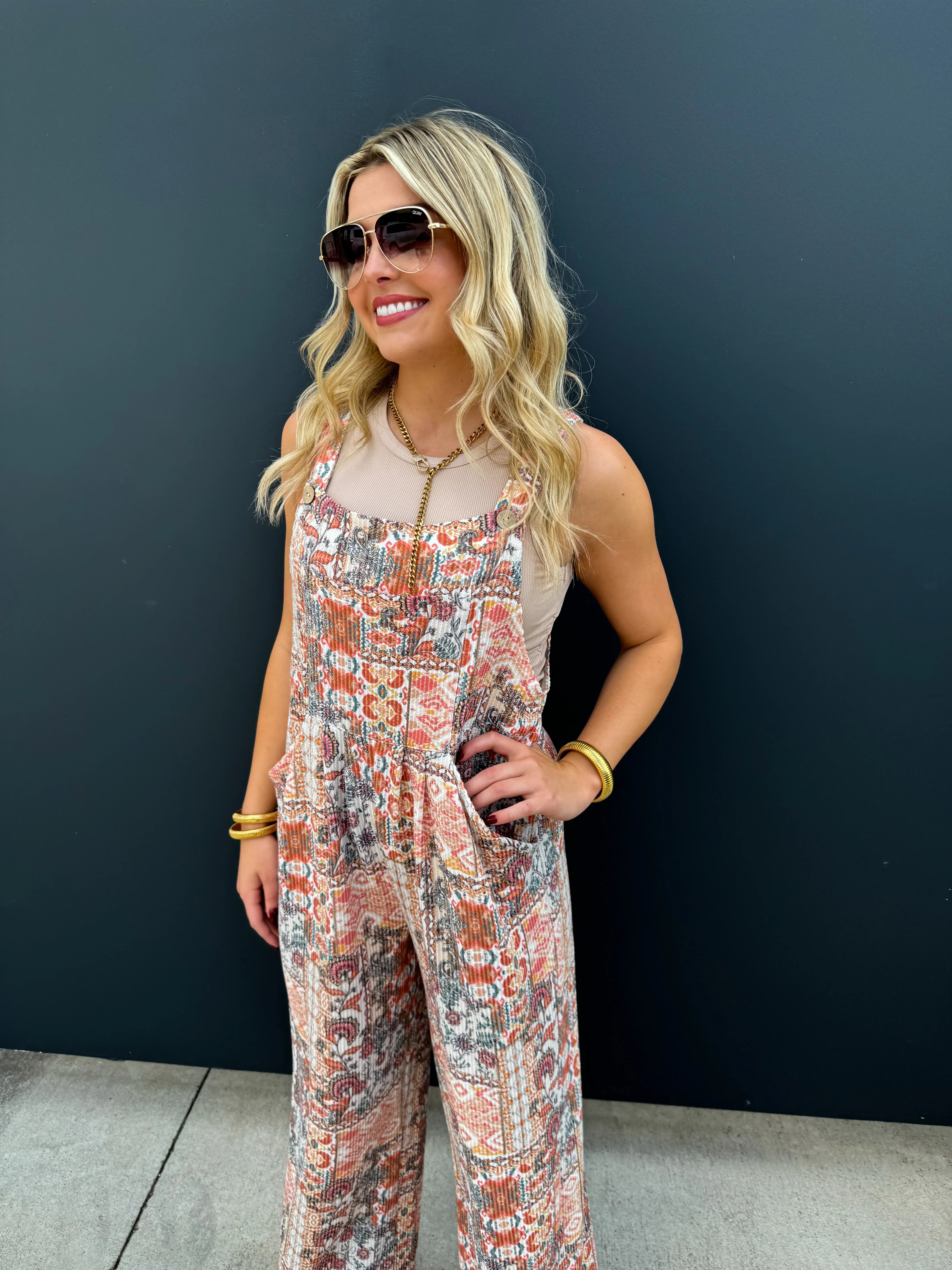 PREORDER: Cassidy Fall Boho Overalls - 2 Stylish Colors for Women | Perfect for Autumn Outfits & Casual Wear