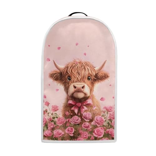 Valentine's Day Rose Highland Cow