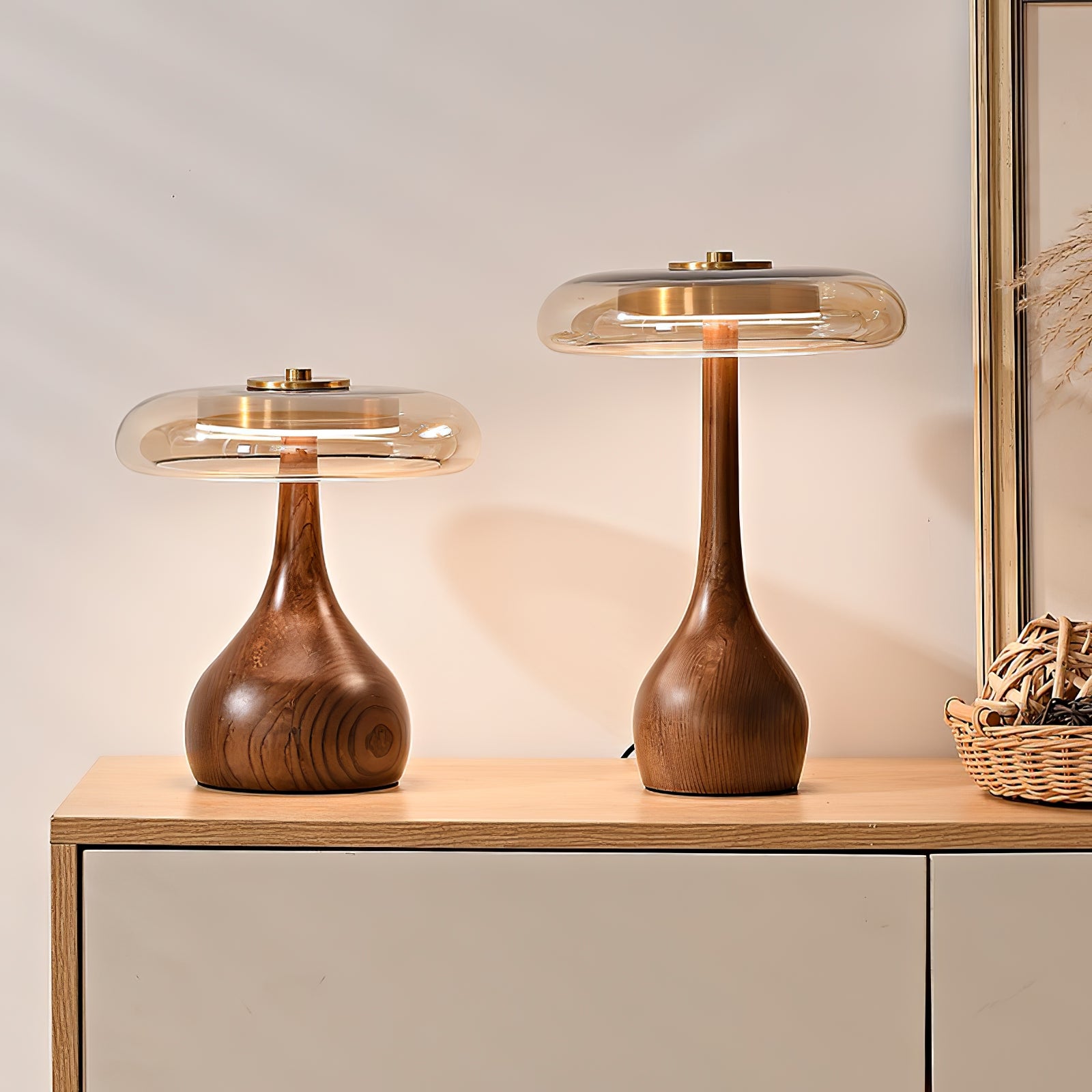 Modern Sienna Table Lamp - Adjustable Brightness LED Desk Light for Bedroom, Living Room & Office - Perfect for Reading, Working & Relaxing