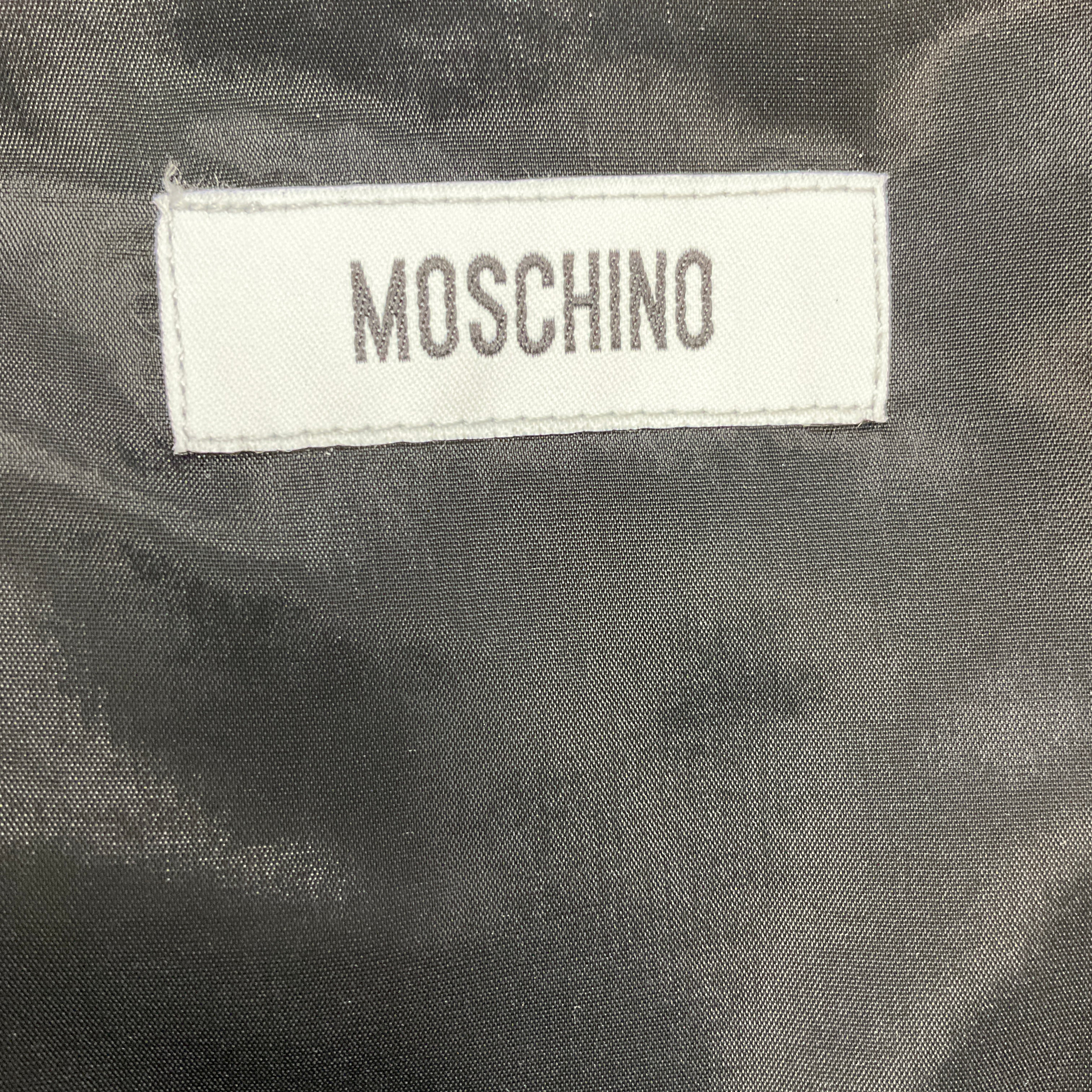 Moschino Black Bow Detail Crepe Dress - Elegant Women's Party Cocktail Dress for Evening Events & Special Occasions