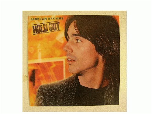 Jackson Browne Hold Out Classic Face Shot Poster - Vintage Music Wall Art for Home, Office & Studio Decor