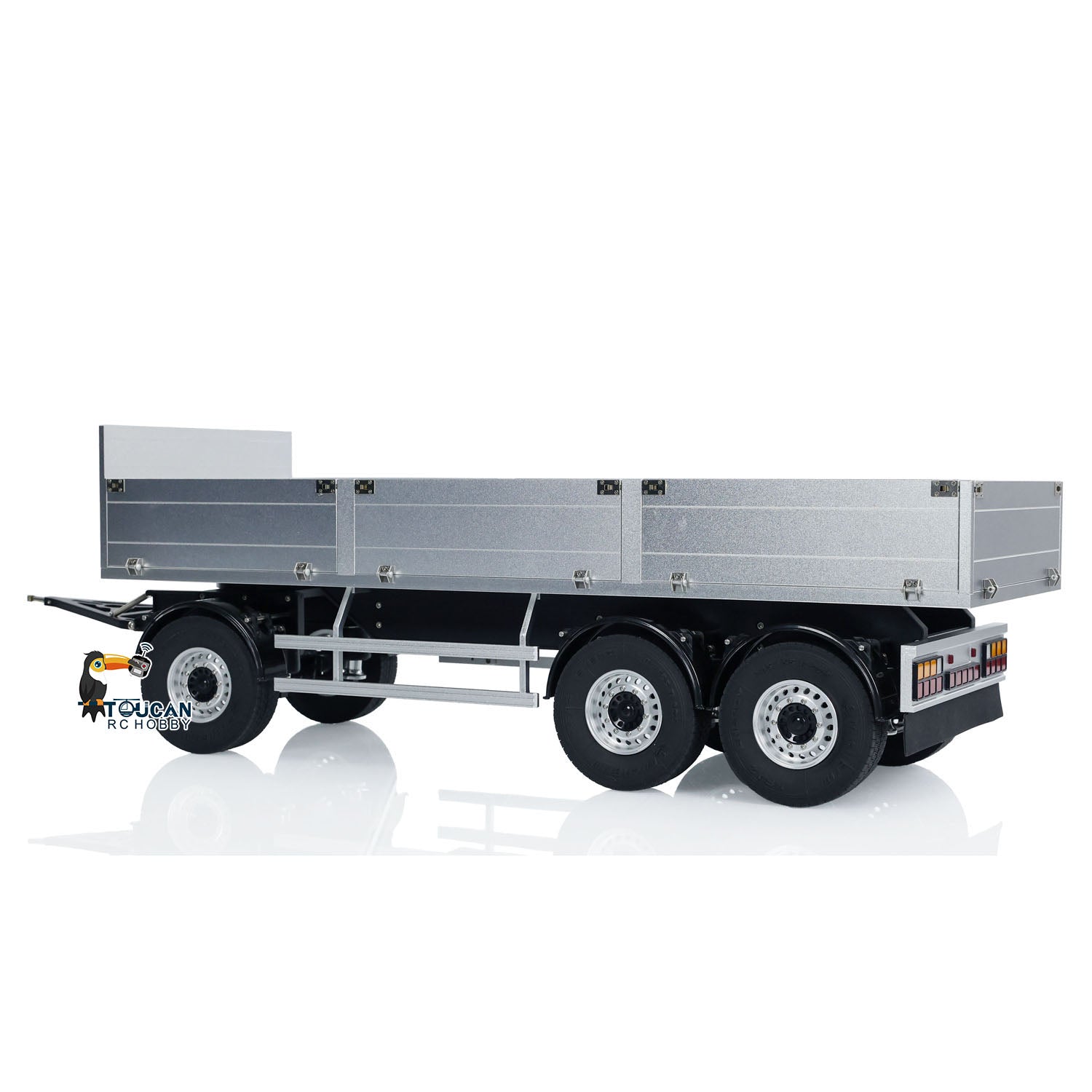 1/14 Scale Metal 3-Axle RC Hydraulic Dump Truck - Remote Control Construction Vehicle Toy for Kids & Adults - Perfect for Construction Site Play, STEM Learning & Collectors Display