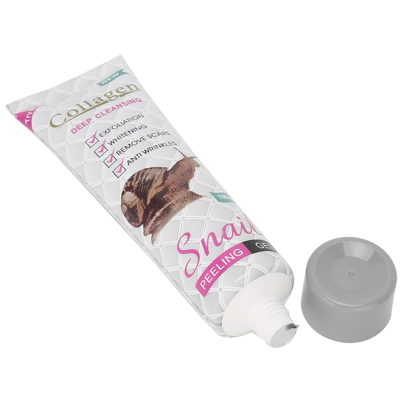 Gentle Face Peeling Gel with Anti-Inflammatory Effect - Brightening Exfoliator for Women's Skincare | Perfect for Daily Cleansing & Blackhead Removal