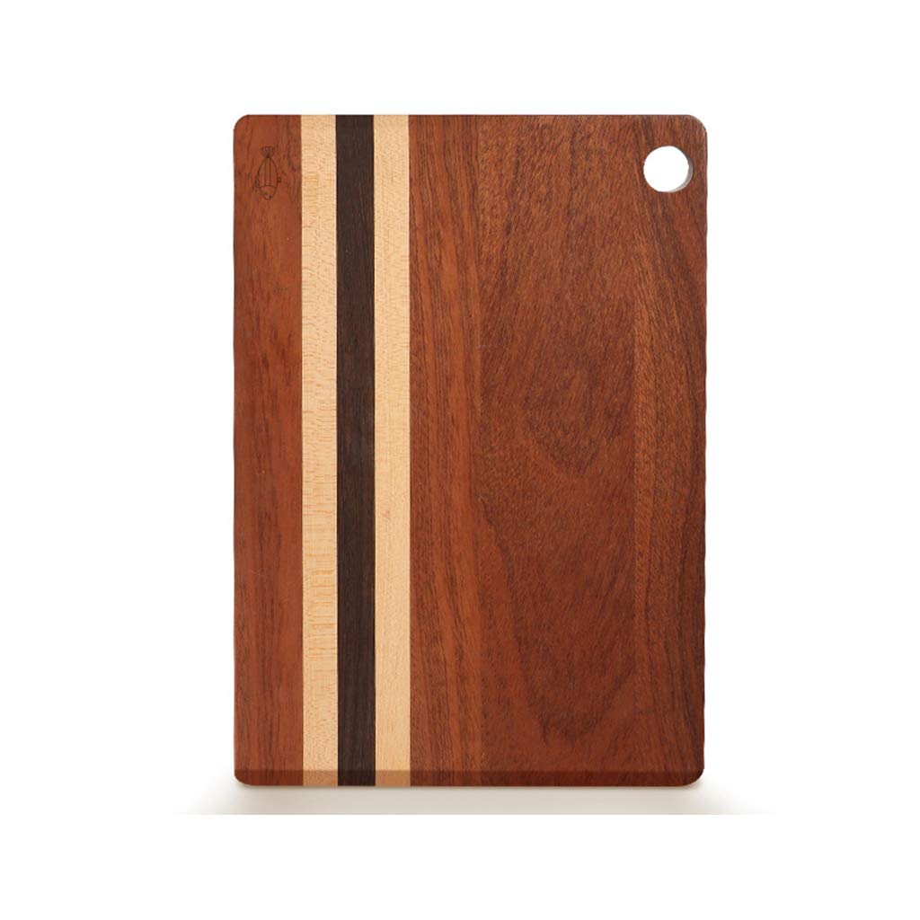 Premium Solid Wood Chopping Board - 25mm Thick Colorblock Cutting Board for Kitchen, Vegetables & Fruits | Durable Wooden Carving Board for Home Cooking, Meal Prep & Entertaining