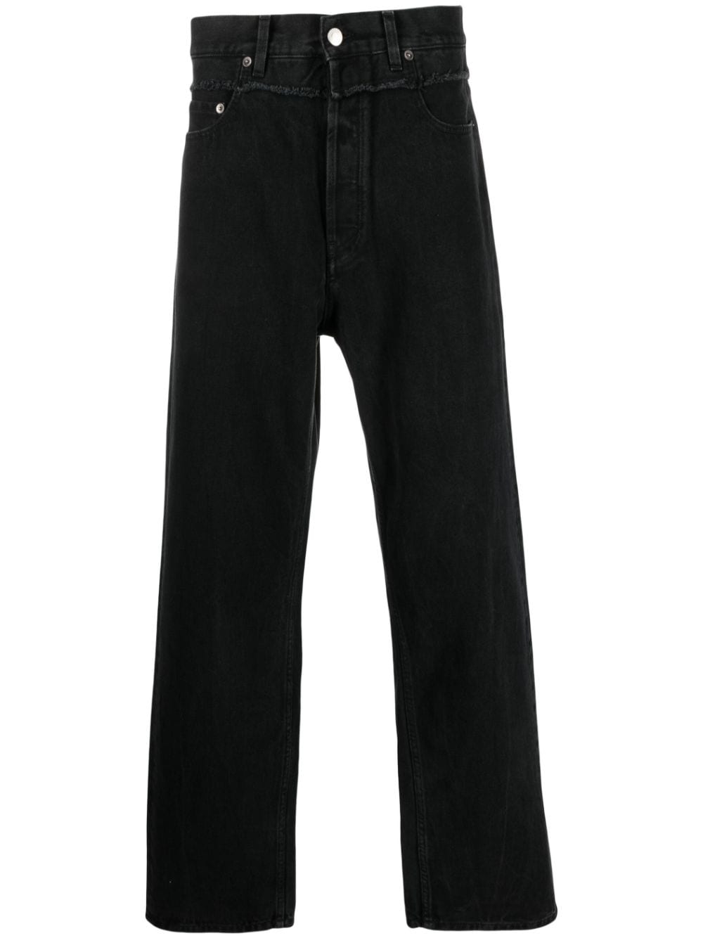 Ambush Black High Waist Skinny Jeans for Women - Trendy Stretch Denim Pants for Casual Wear & Night Out